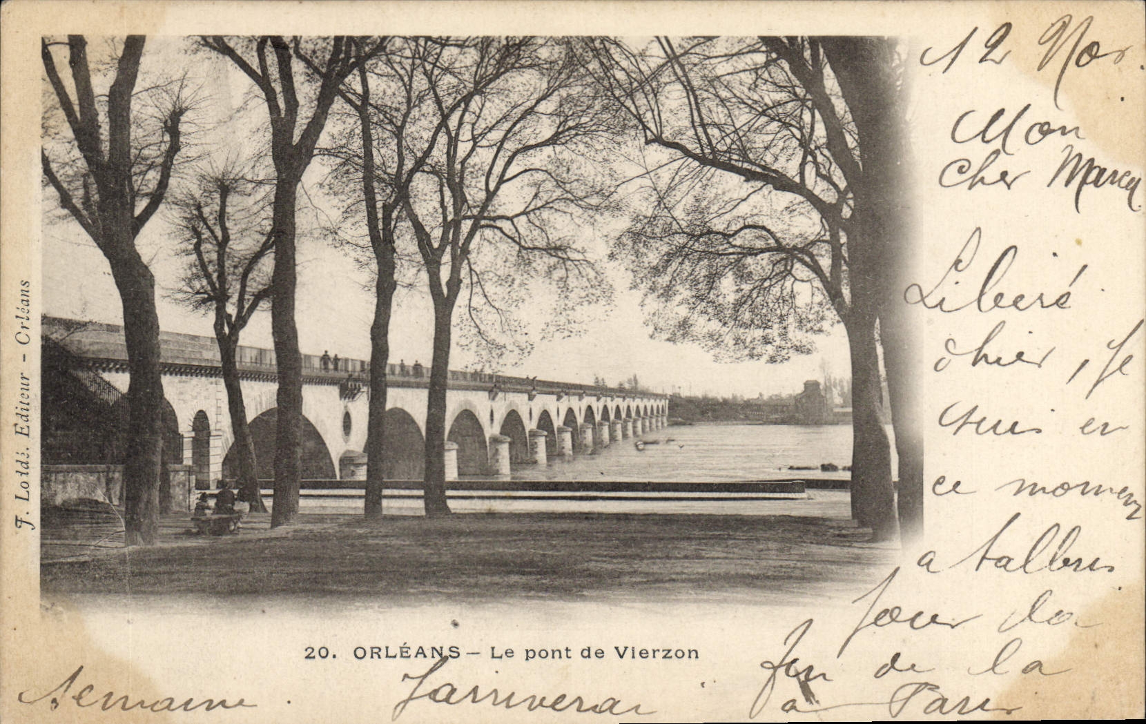 CPA Orleans Le Pont de Vierzon 