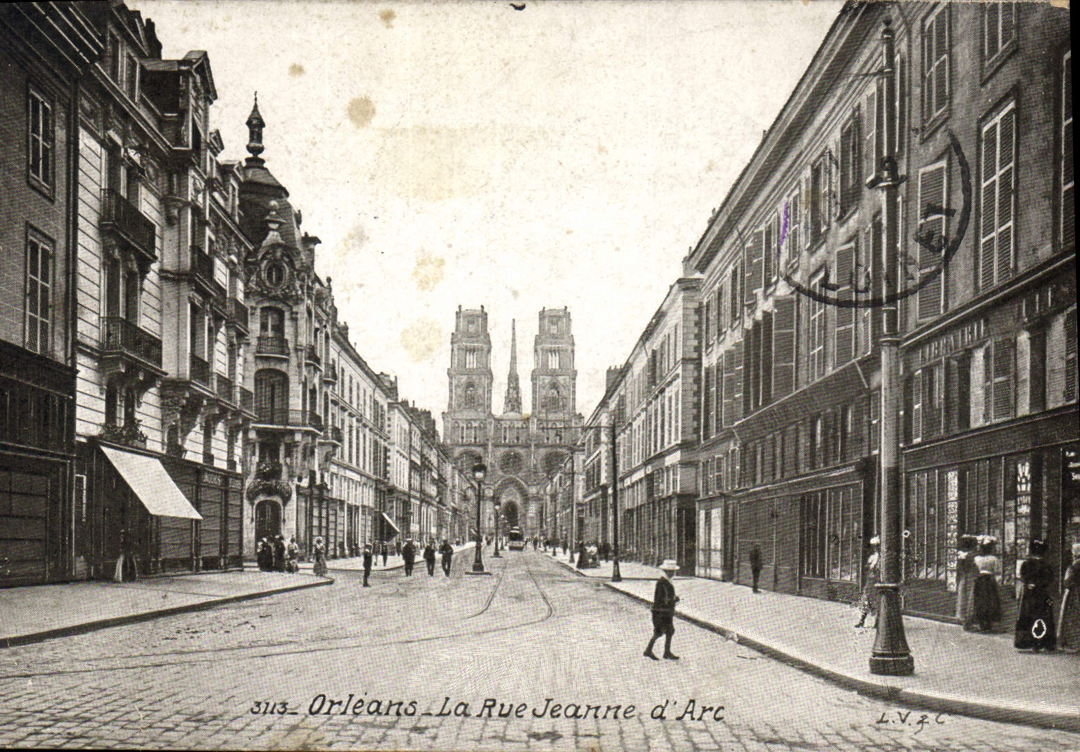 CPA Orleans La Rue Jeanne d'Arc 
