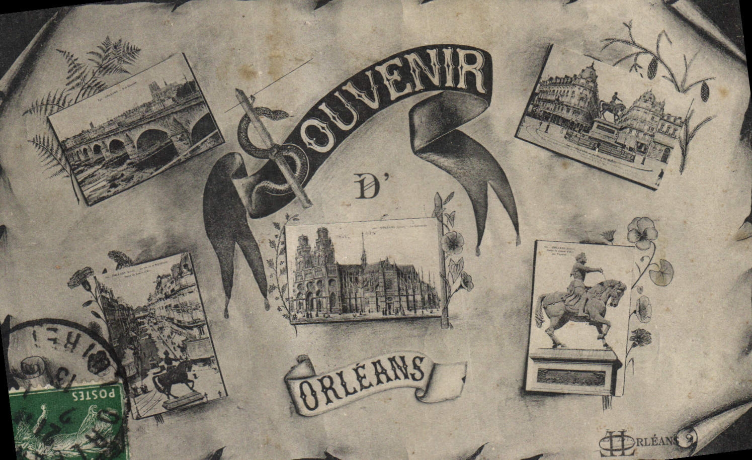 CPA Souvenir D'Orleans 