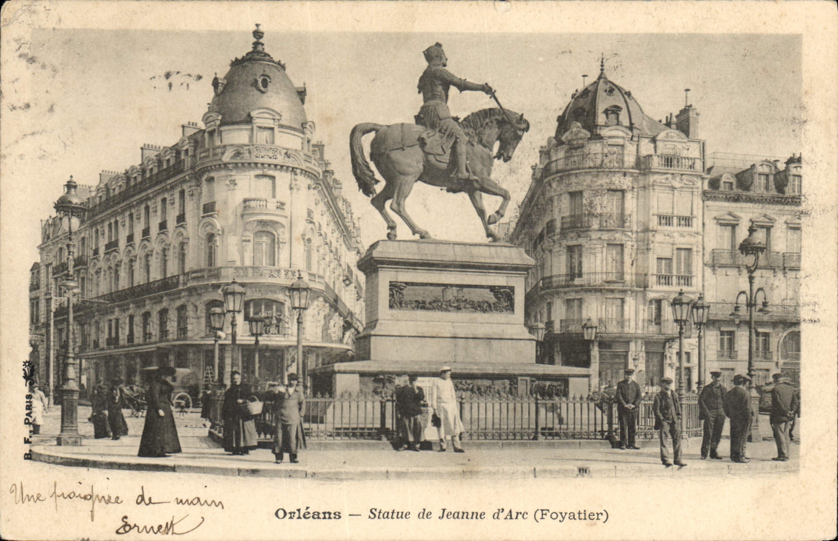 CPA Orleans Statue de Jeanne d'Arc 
