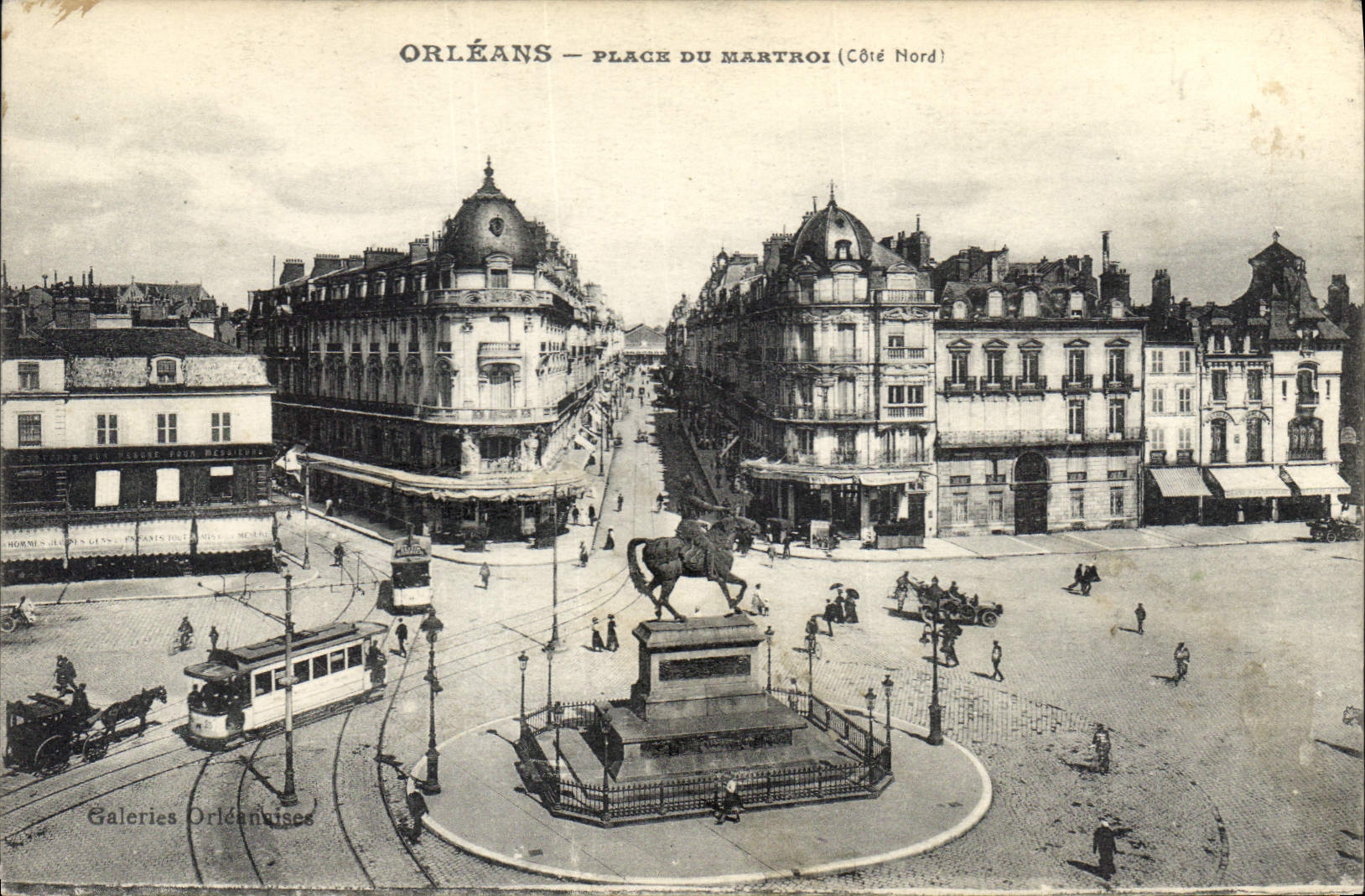 CPA Orleans La Place du Martroi 