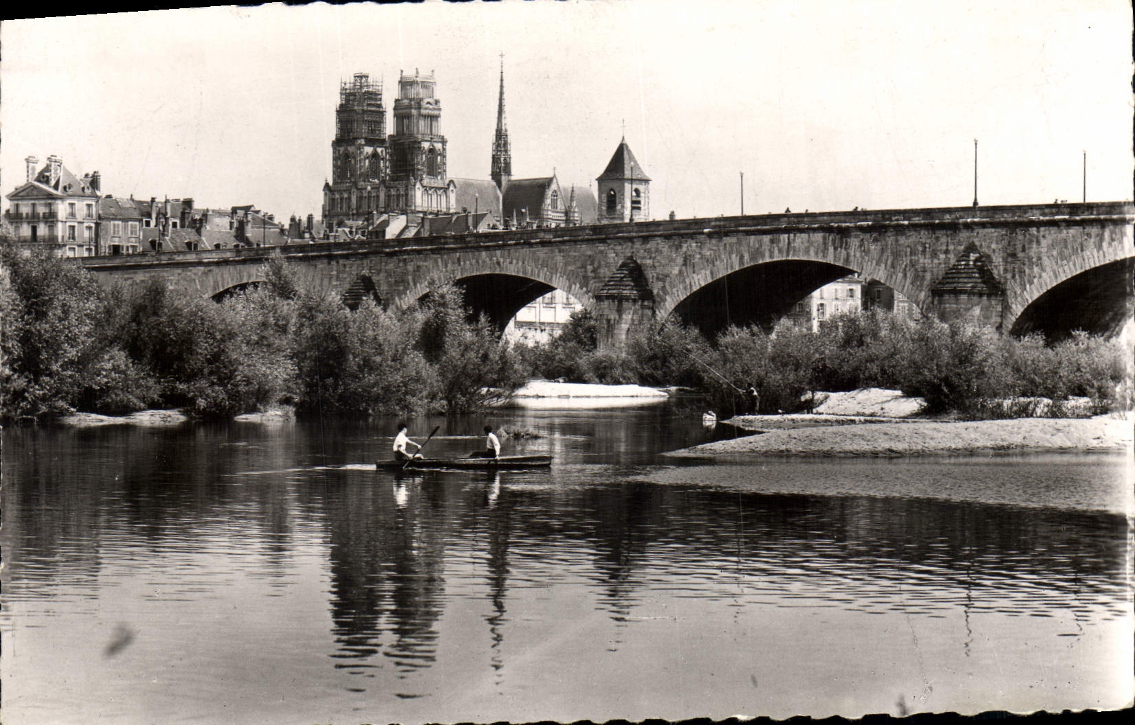 CPA Orleans Le Pont et la Cathedrale 