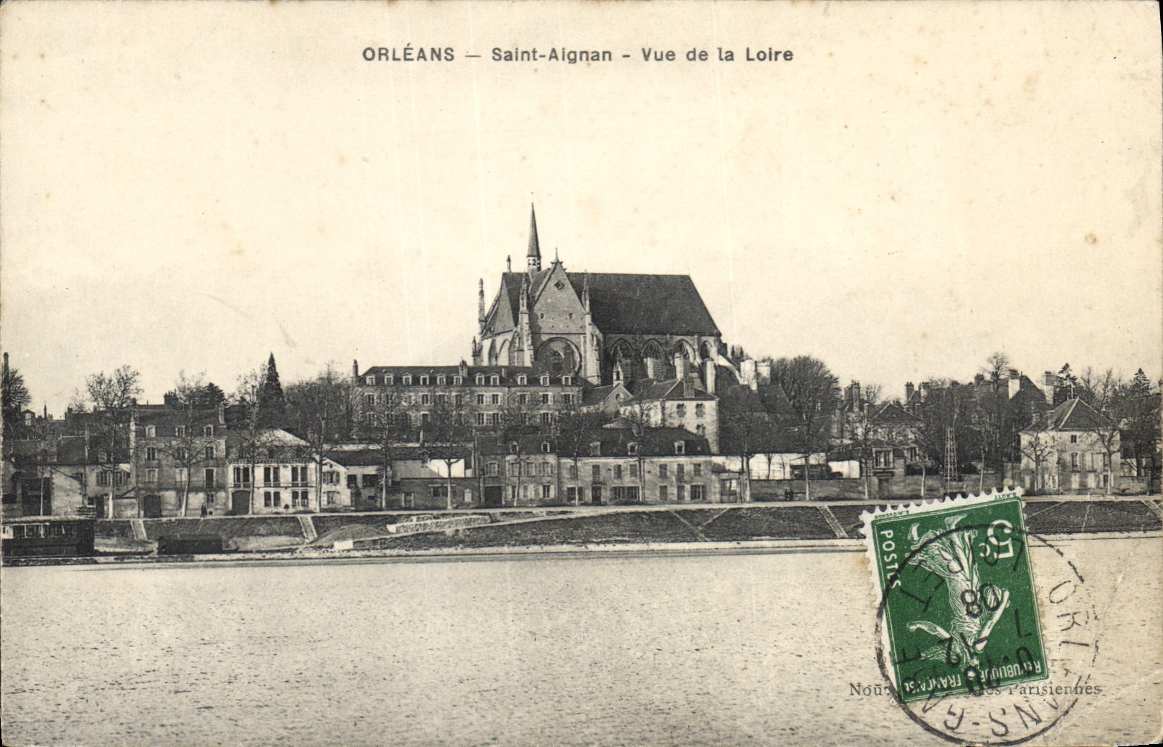 CPA Orleans St Aignan Vue de la Loire