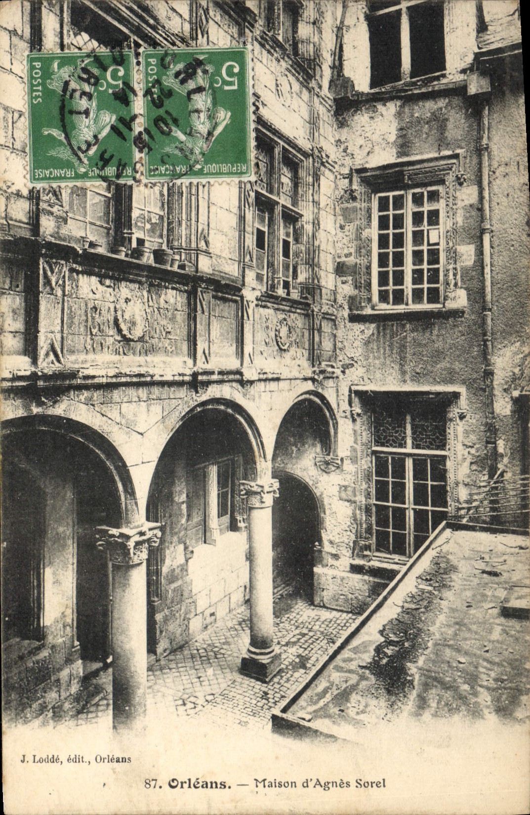 CPA Orleans La Maison d'Agnes Sorel Musee Jeanne d'Arc