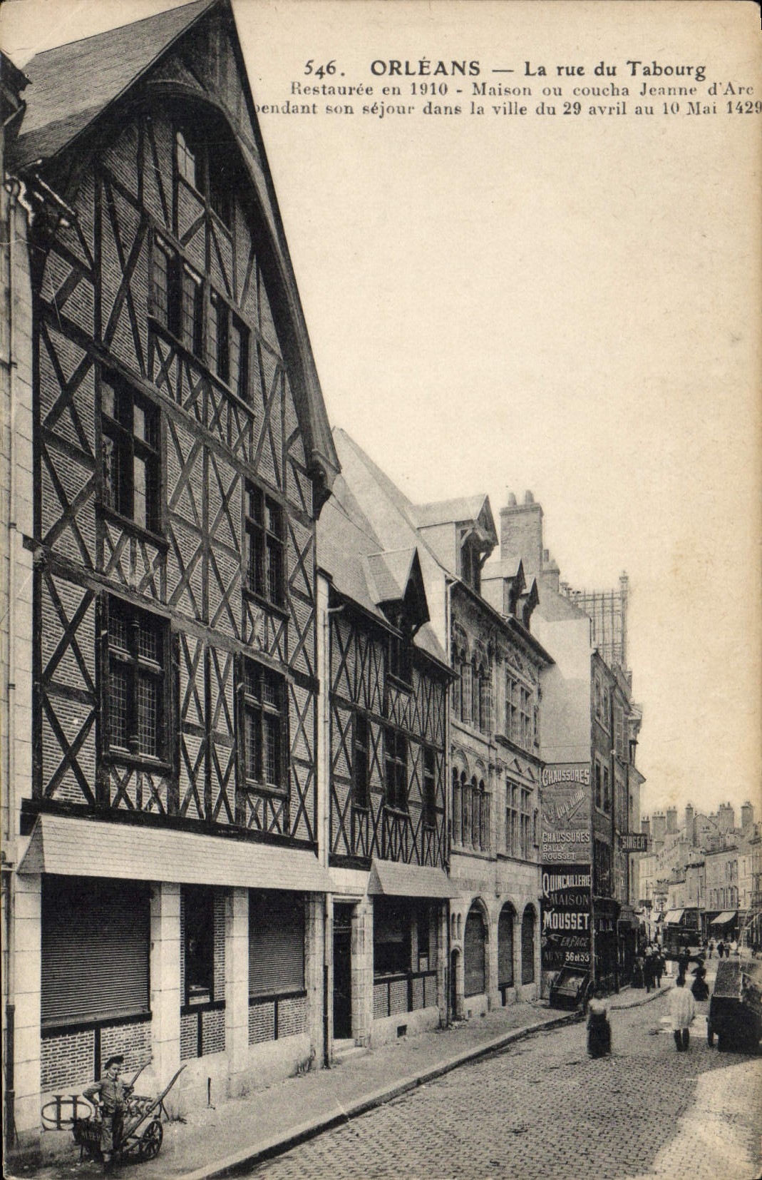 CPA Orleans La Rue du Tabourg 