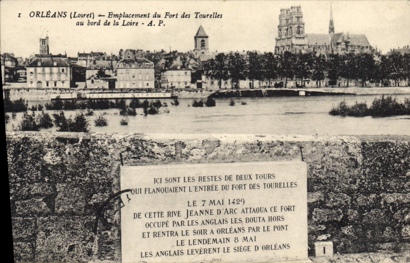 CPA Orleans Loiret Emplacement du Fort des Tourelles 