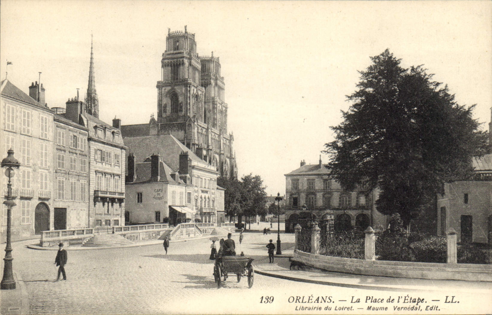 CPA Orleans La Place de l'Etape 