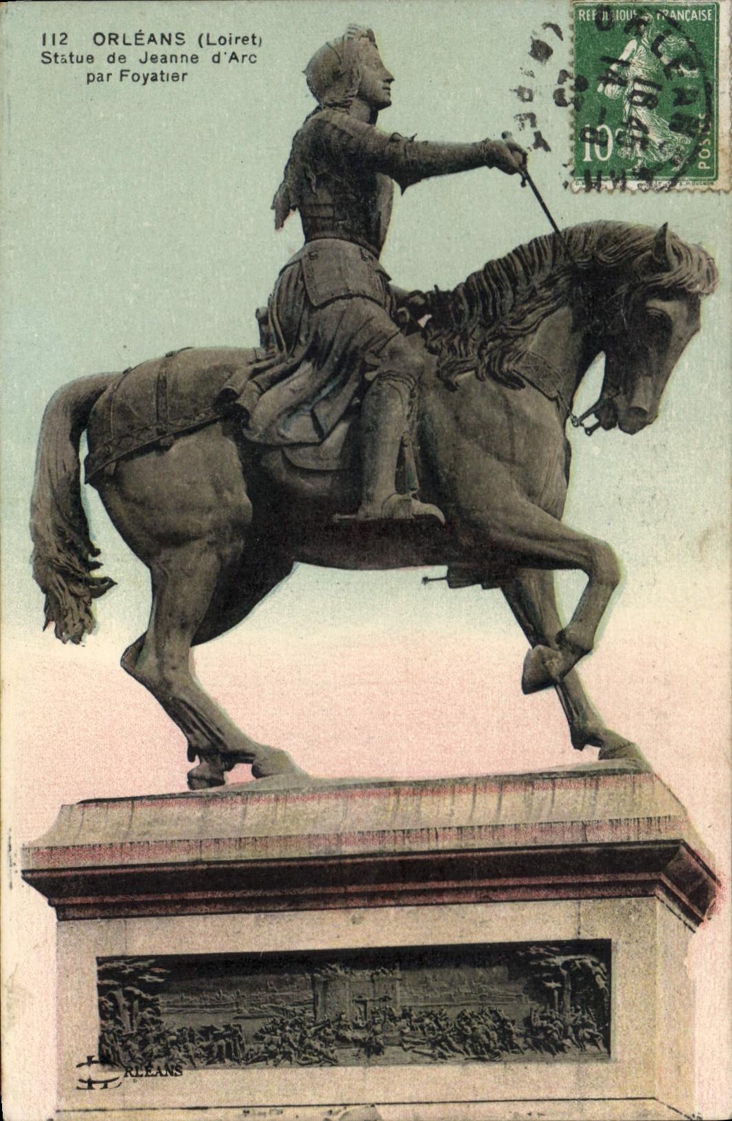 CPA Orleans Loiret Statue de Jeanne d'Arc 
