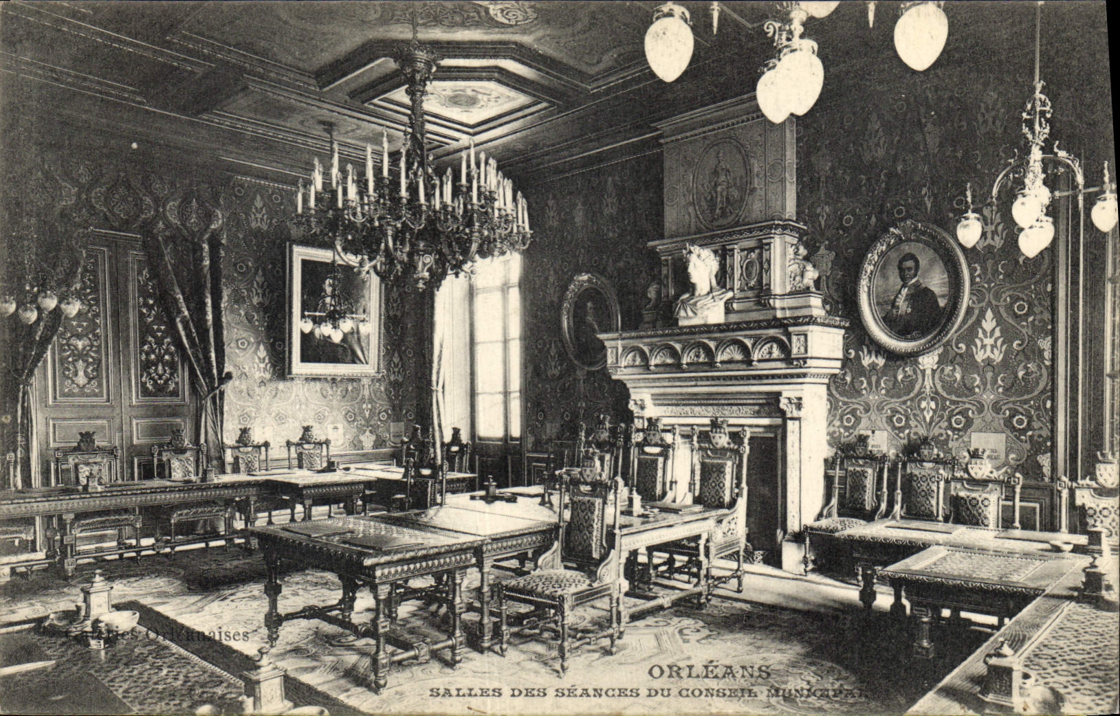 CPA Orleans Salle des Seances du Conseil Municipal 