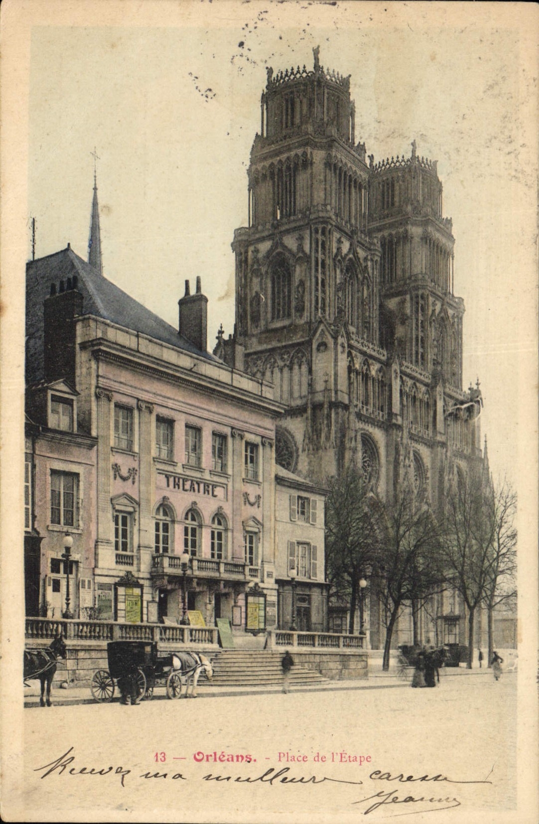 CPA Orleans Place de l'Etape 