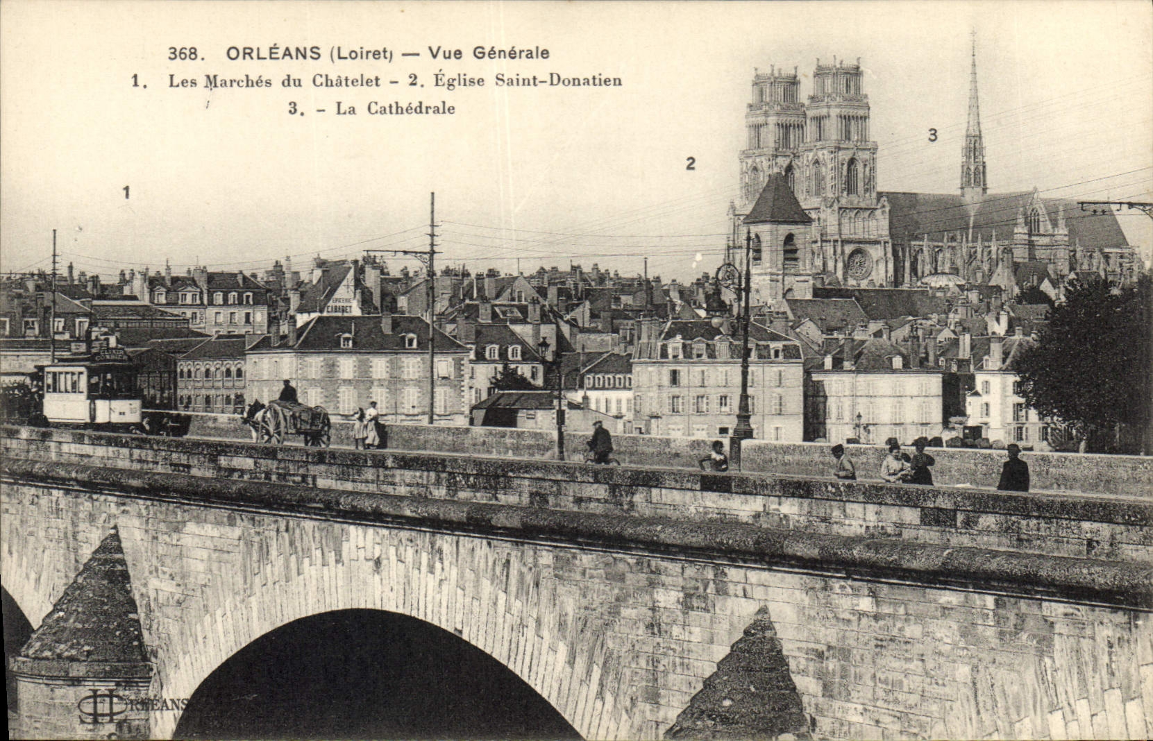 CPA Orleans Loiret Vue Generale 