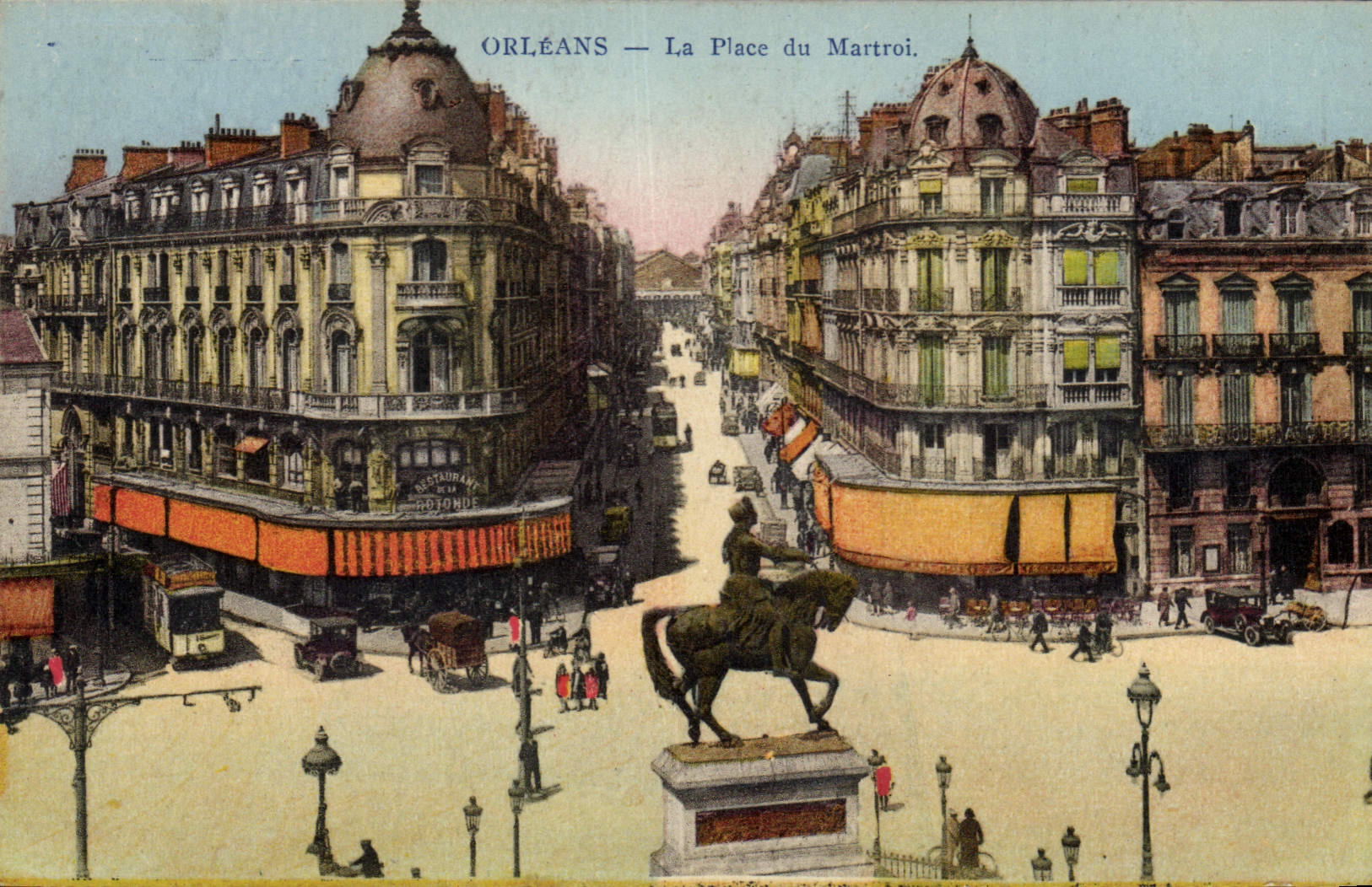 CPA Orleans La Place du Martroi 