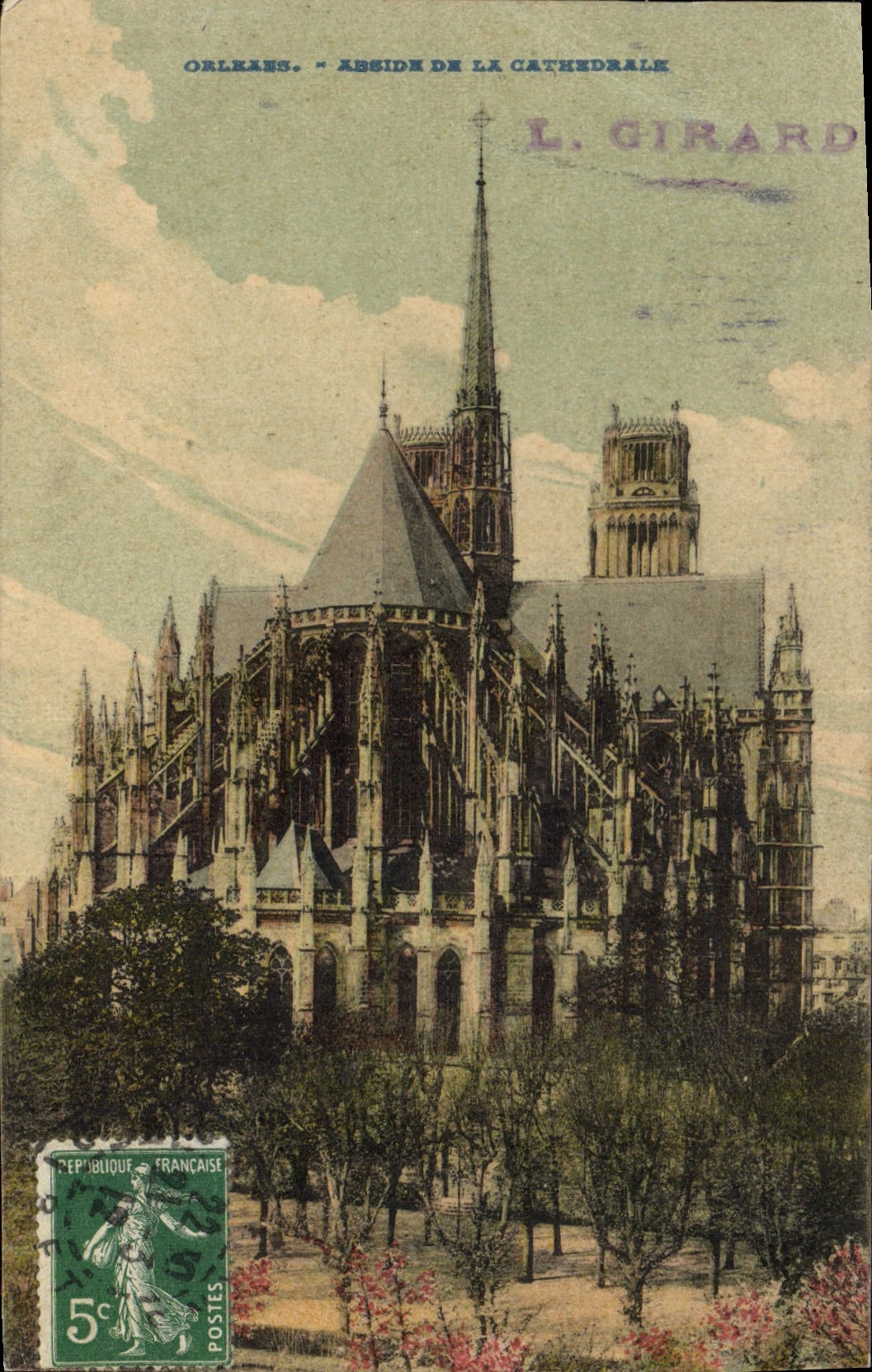 CPA Orleans Abside de la Cathedrale 