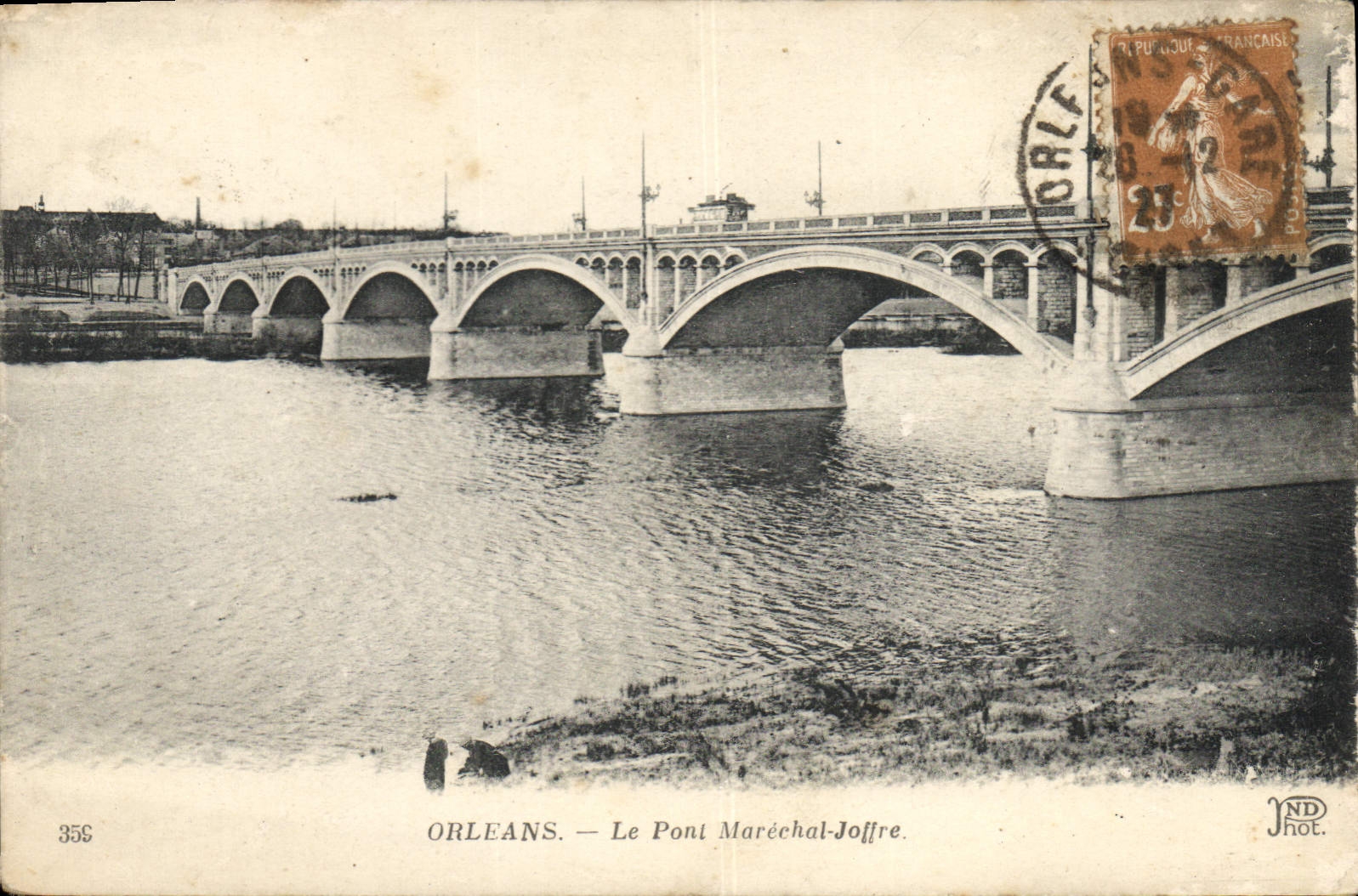 CPA Orleans Le Ponl Marechal Joffre 