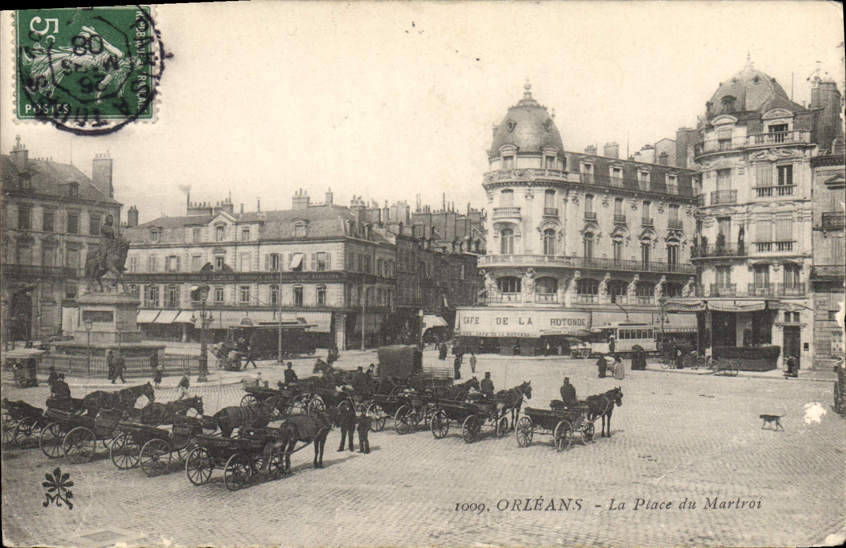 CPA Orleans La Place du Martroi 