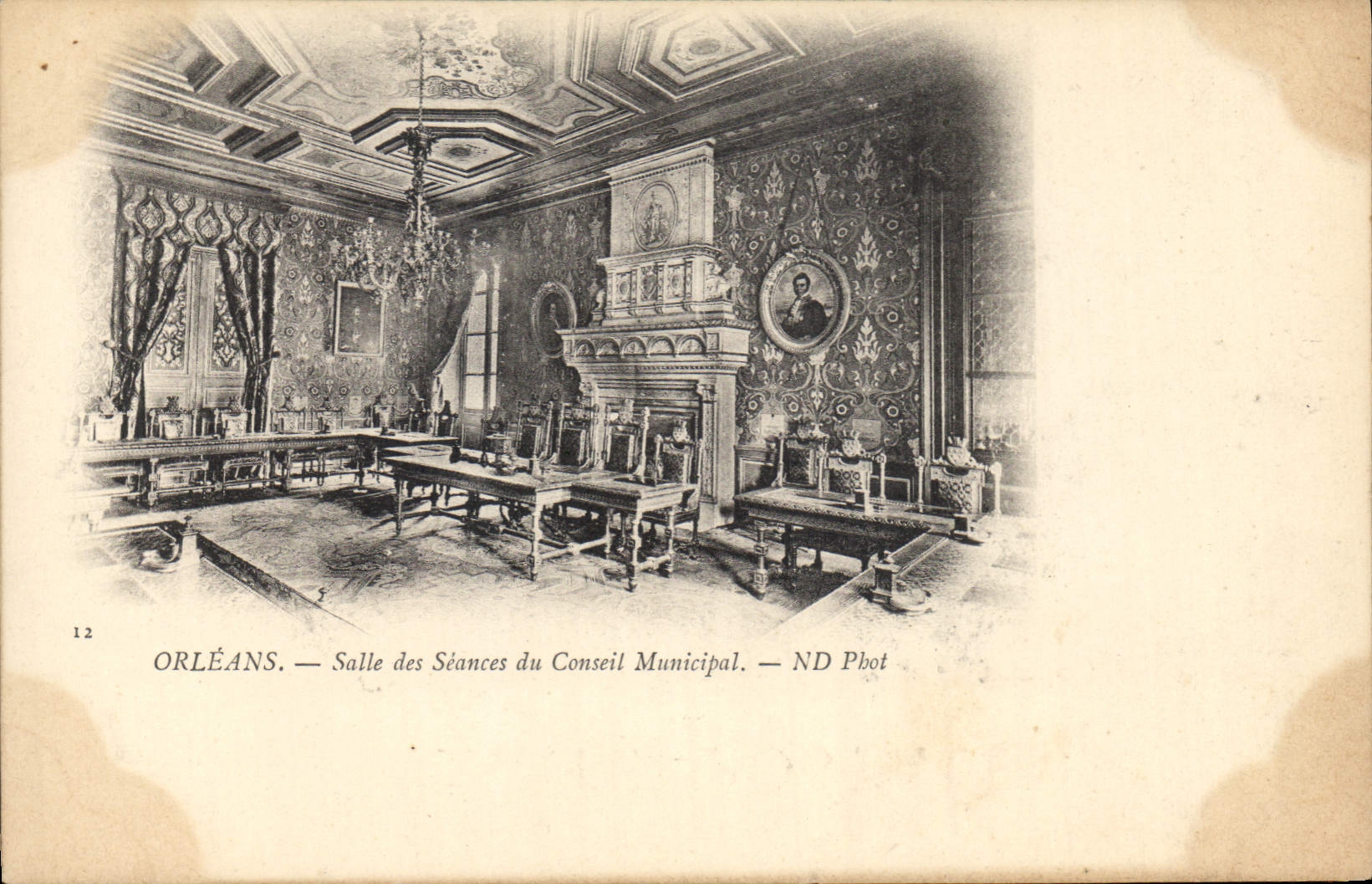CPA Orleans Salle des Seances du Conseil Municipal 
