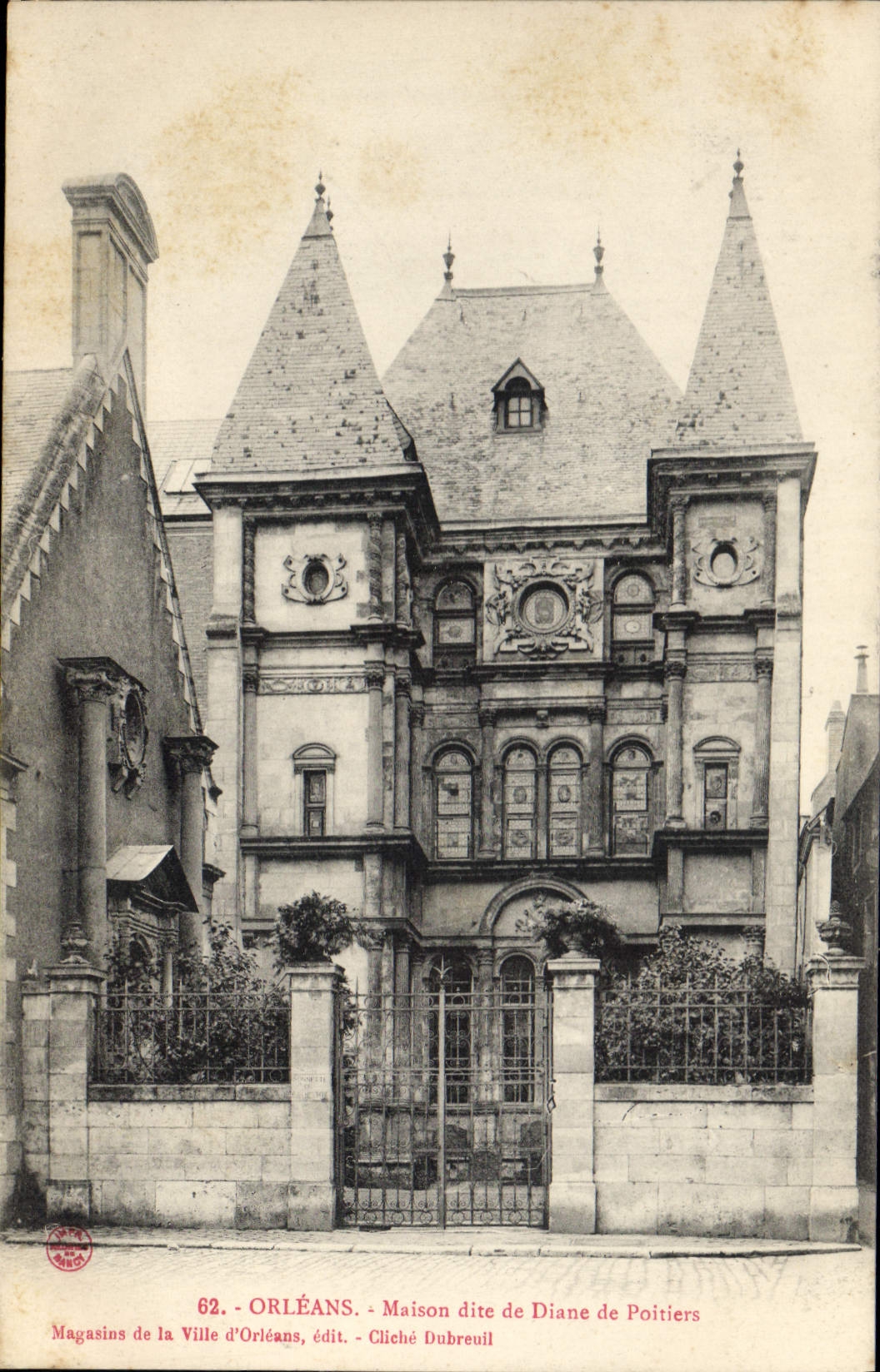 CPA Orleans Maison dite de Diane de Poitiers 