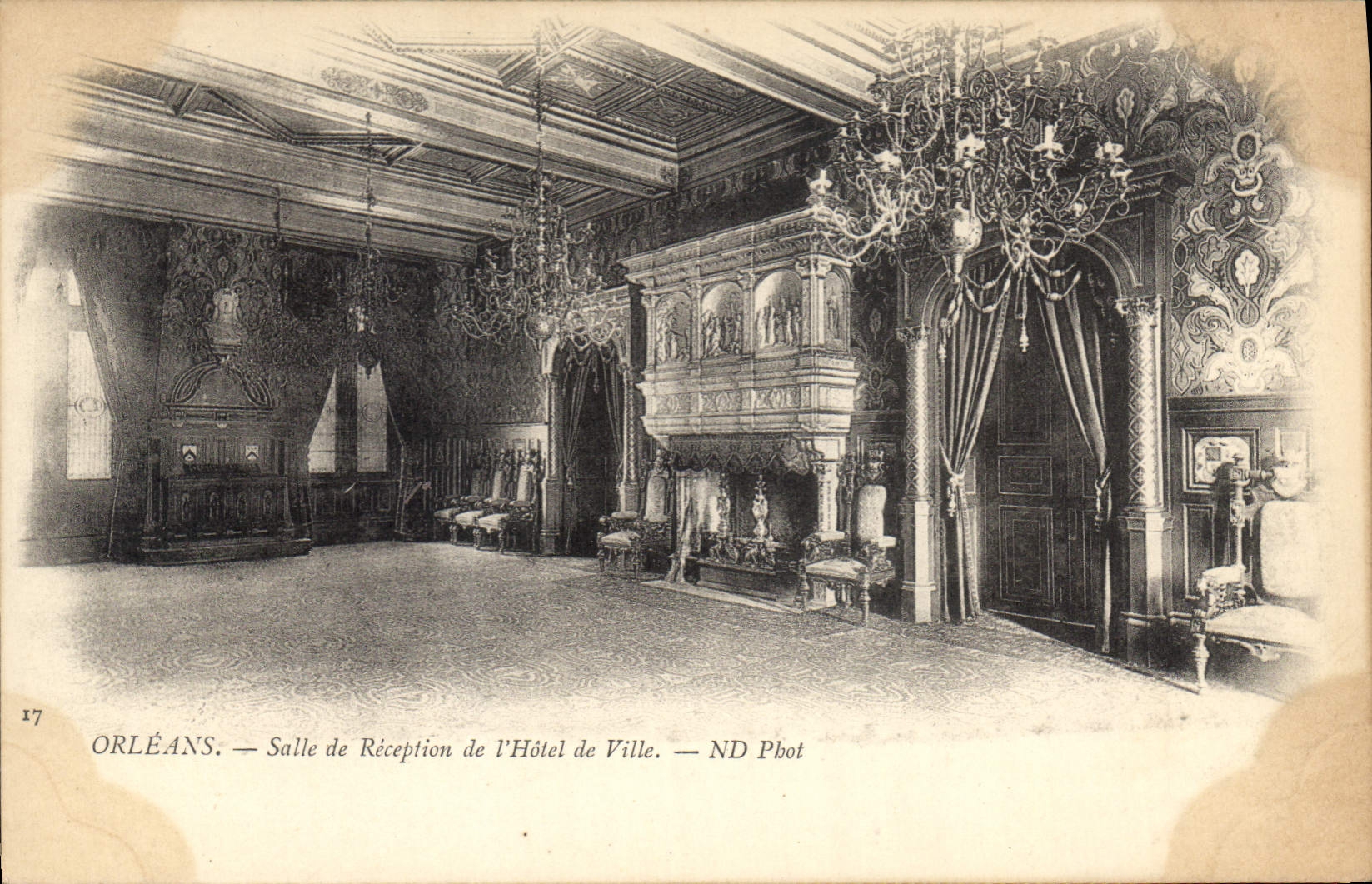 CPA Orleans Salle de Receprion de l'Hotel de Ville 