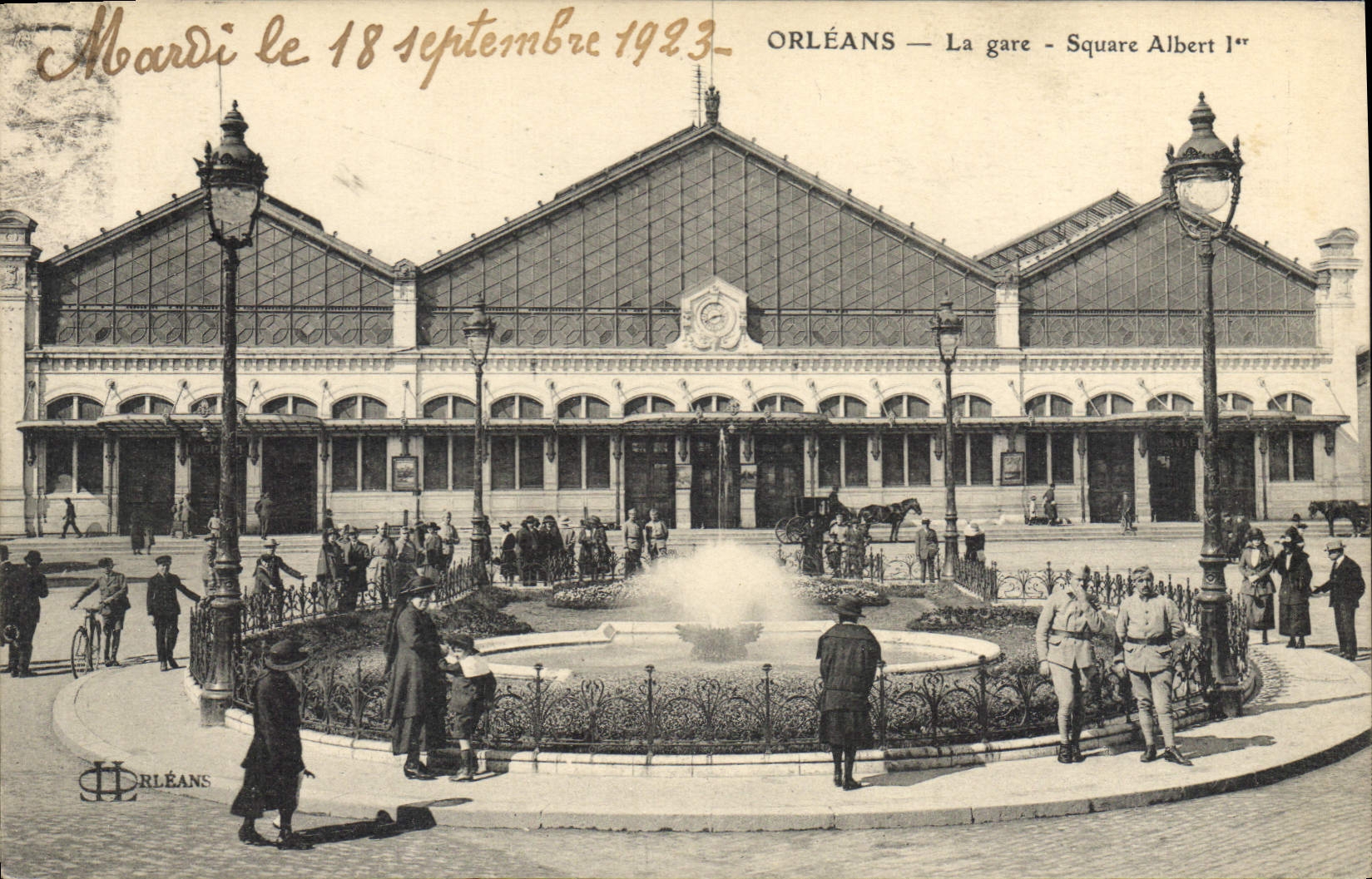 CPA Orleans La Gare Square Albert I 