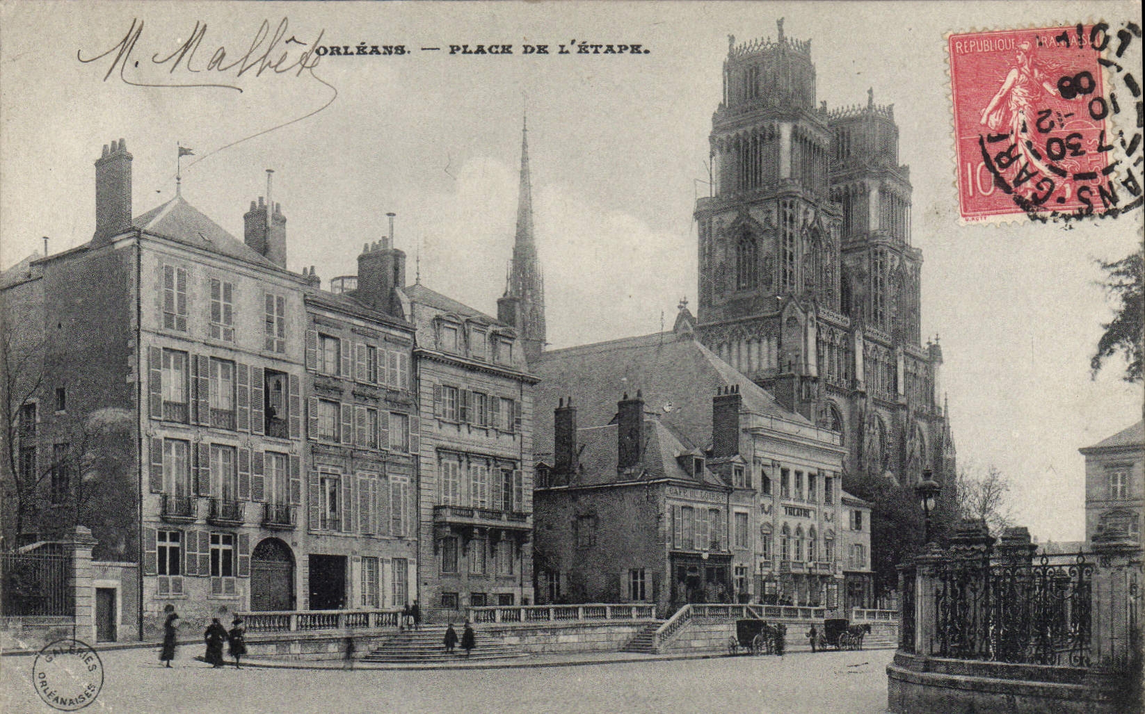CPA Orleans Place de l'Etape 