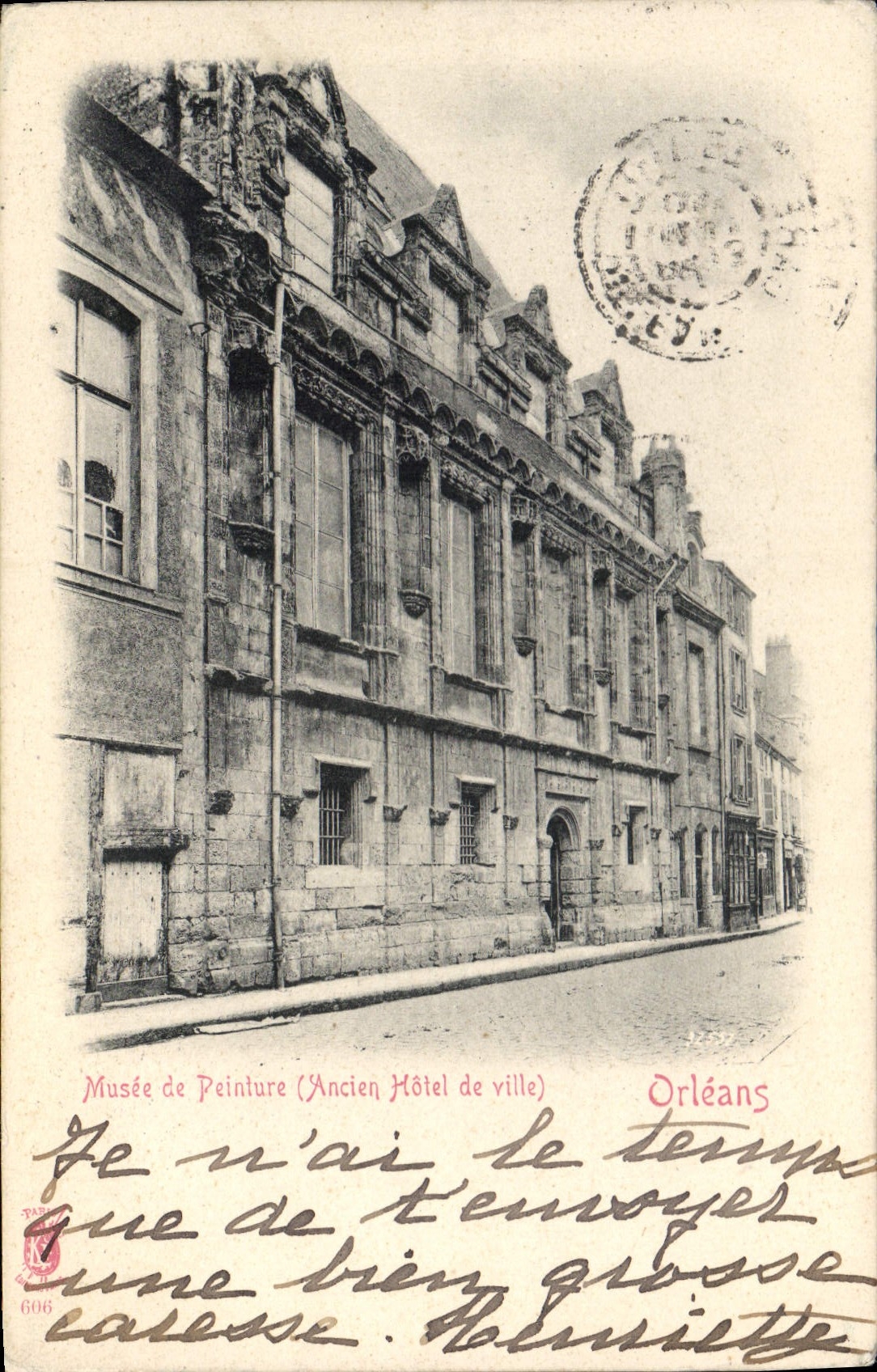 CPA Orleans Musee de Peinture Ancien hotel de Ville