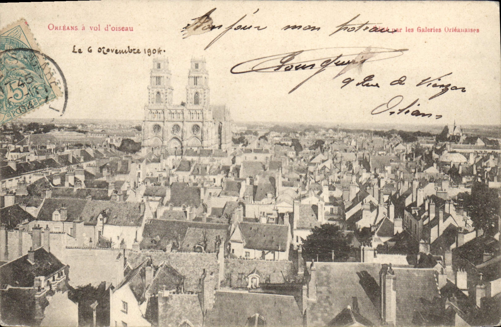 CPA Orleans a vol d'oiseau 