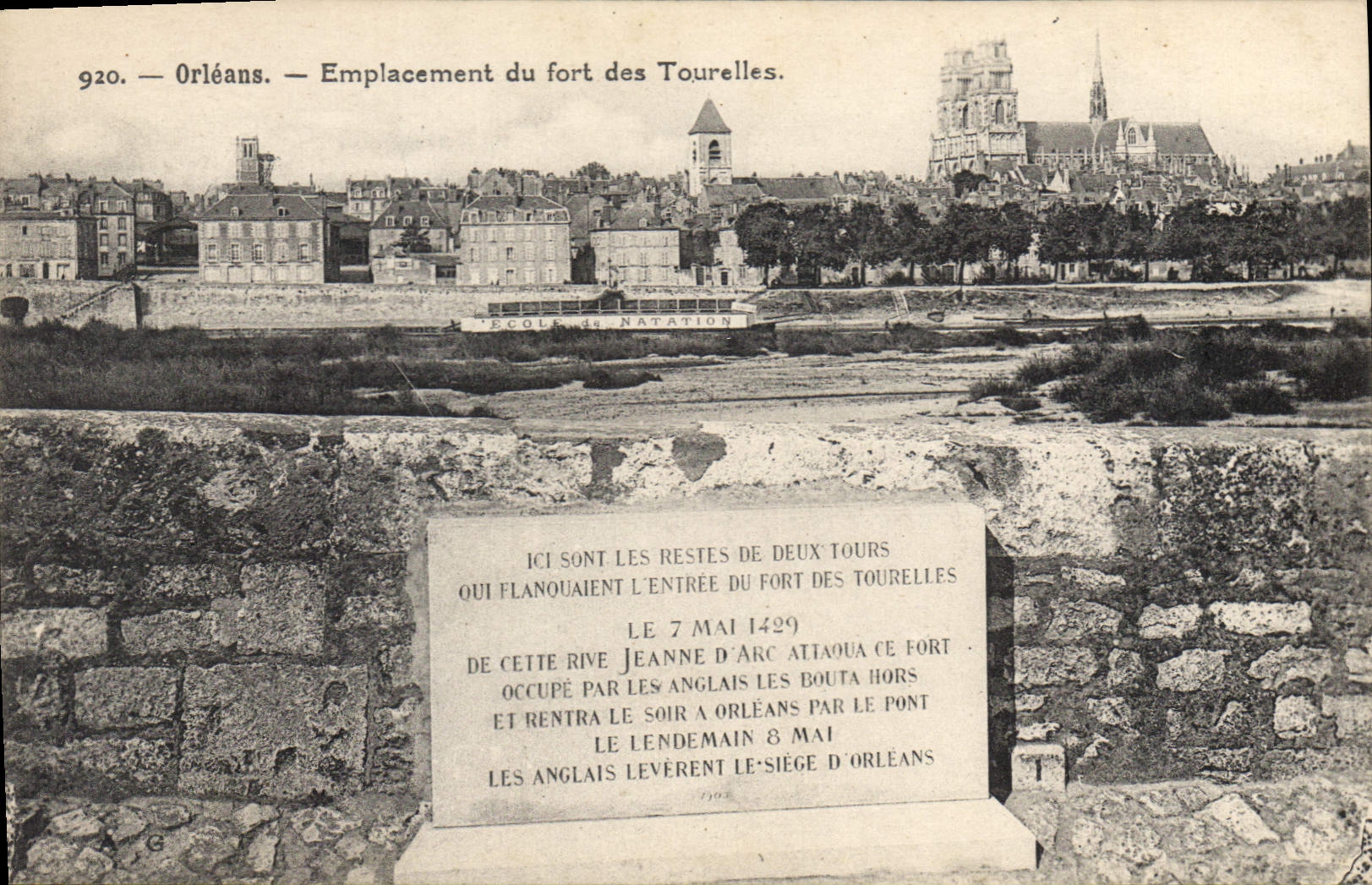 CPA Orleans Emplacement du fort des Tourelles