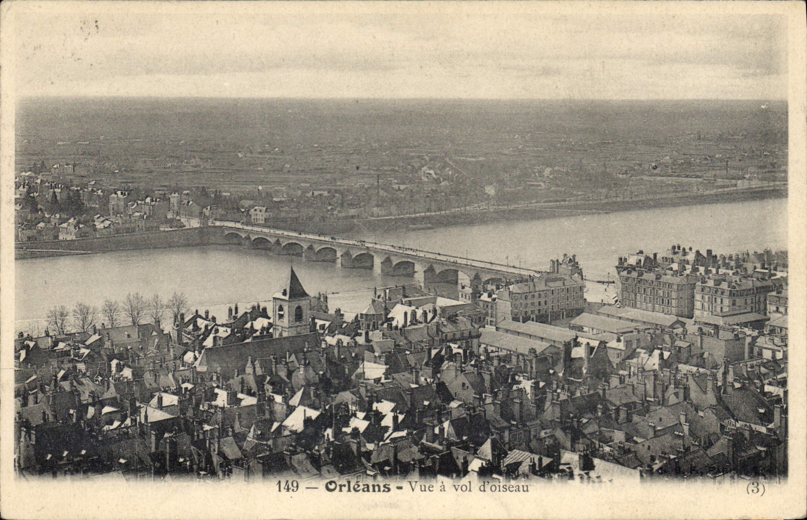 CPA Orleans Vue a vol d'oiseau 