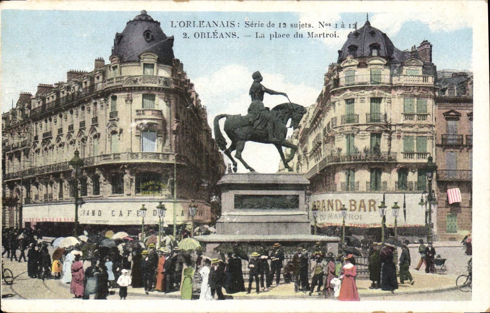 CPA Orleans La Place du Martroi 