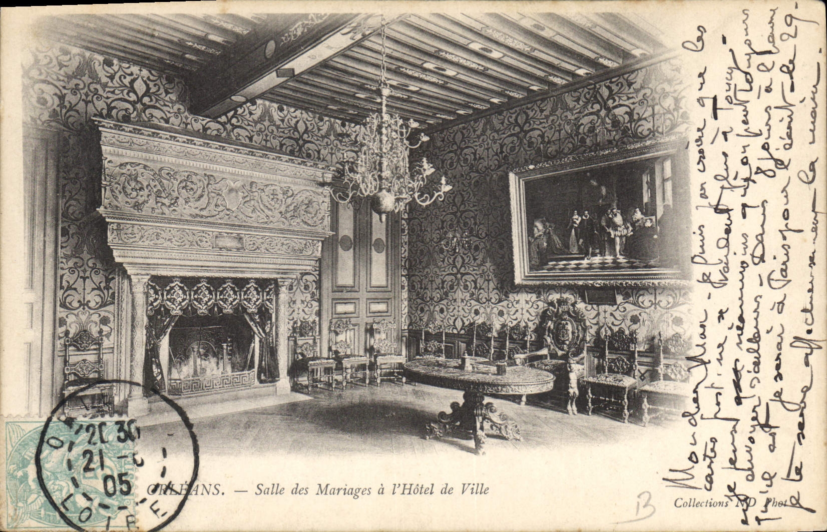 CPA Orleans Salle des Mariages a l'Hotel de Ville 