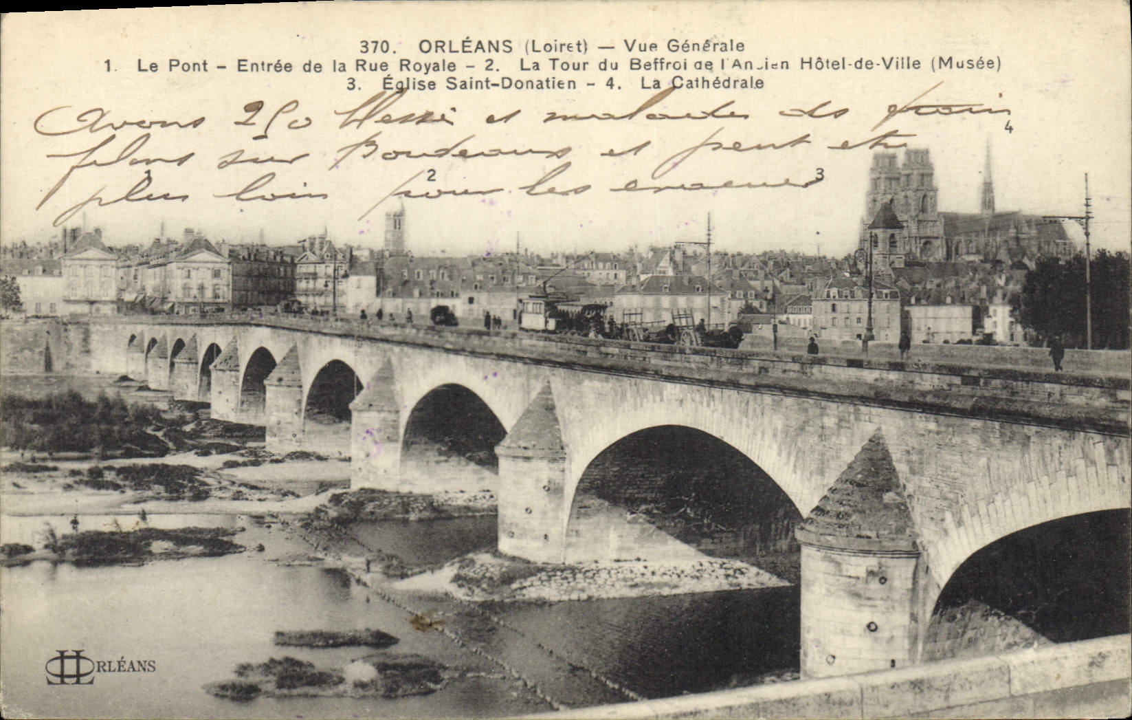 CPA Orleans Loiret Vue generale 
