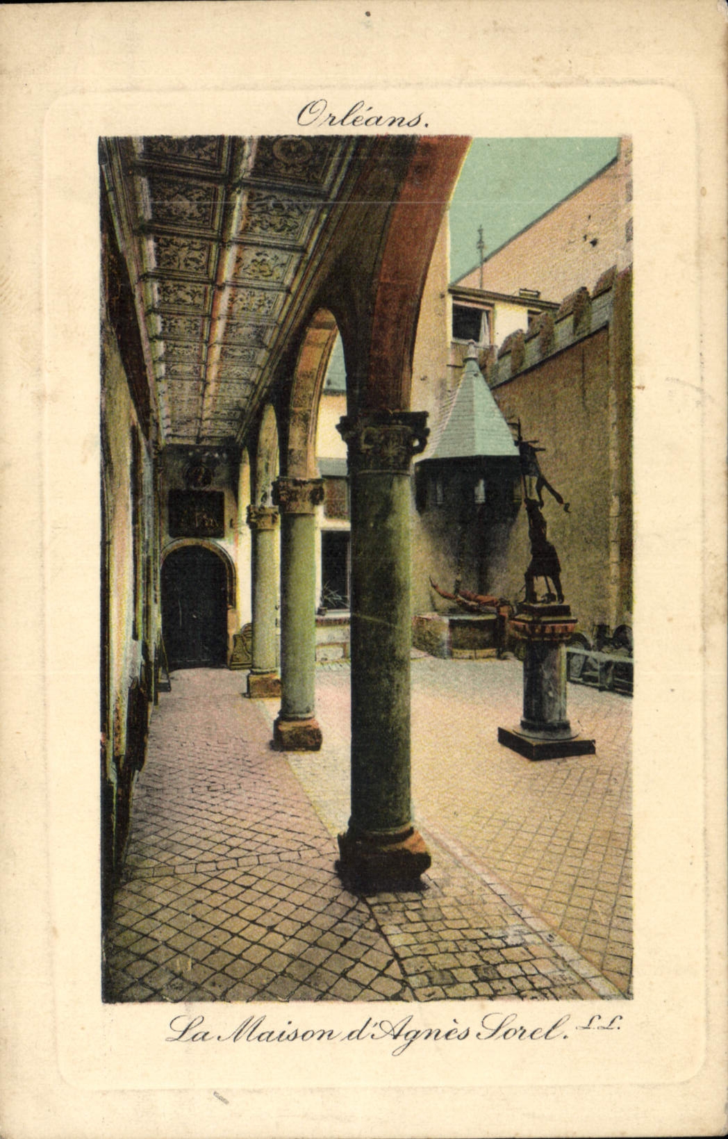 CPA Orleans La Maison d'Agnes Sorel 