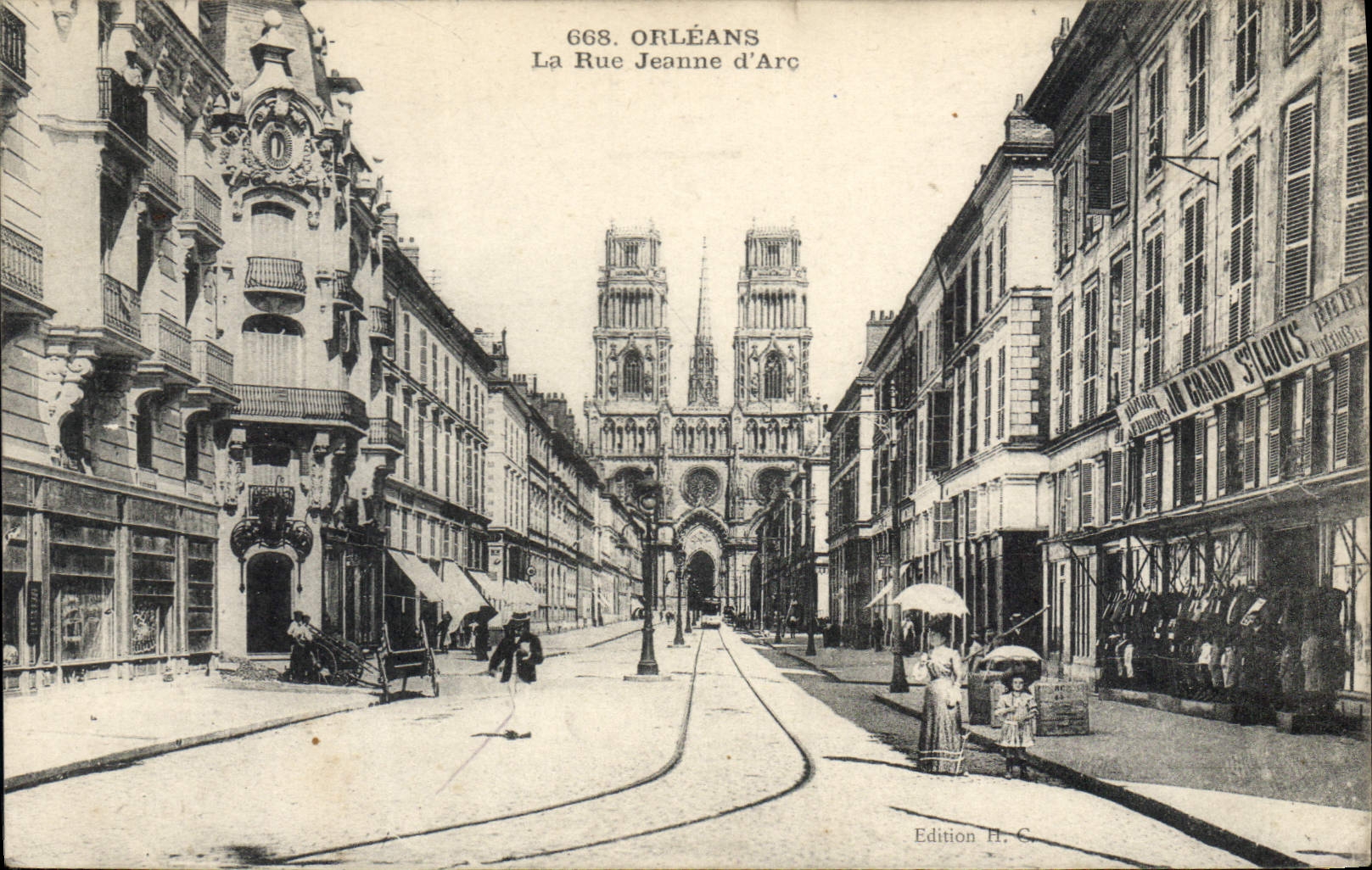 CPA Orleans La Rue Jeanne d'Arc 