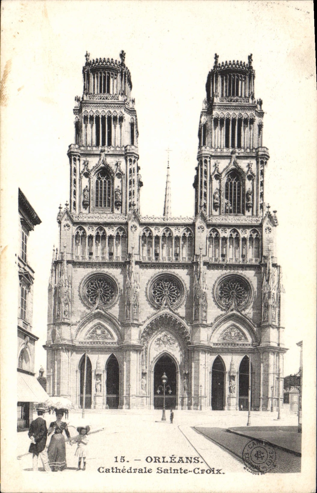 CPA Orleans Cathedrale Sainte Croix 