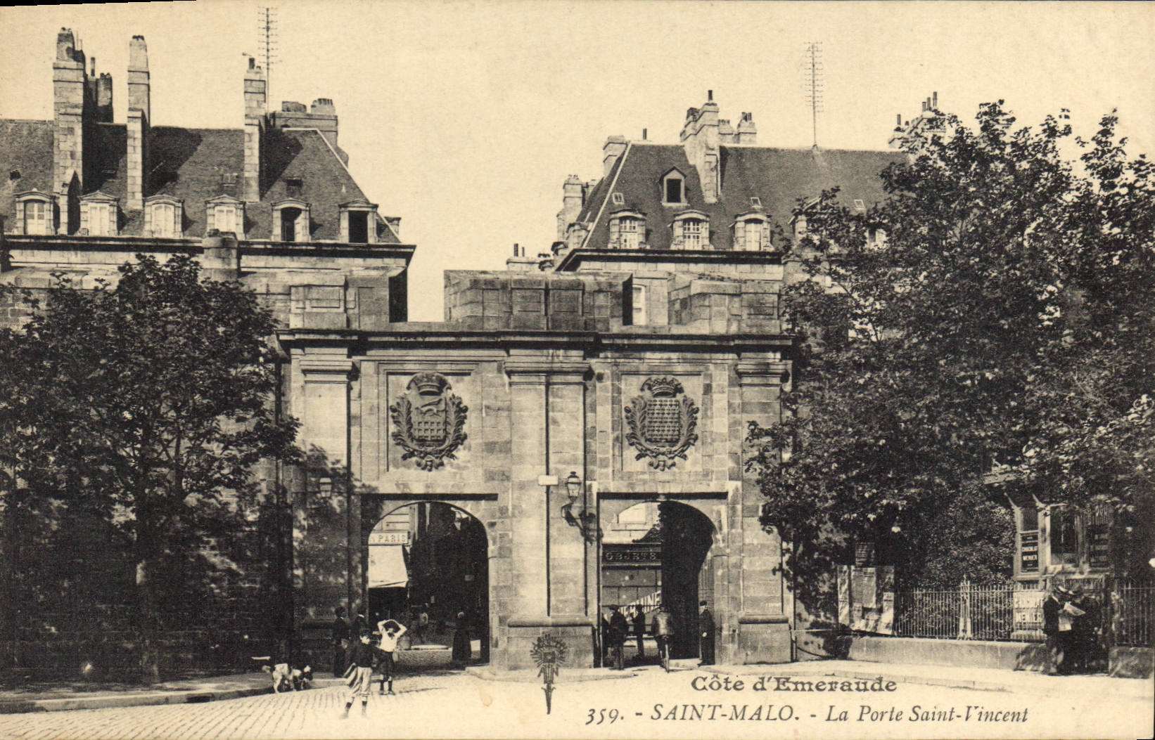 CPA Cote d'Emeraude Saint Malo La Porte Saint Vincent