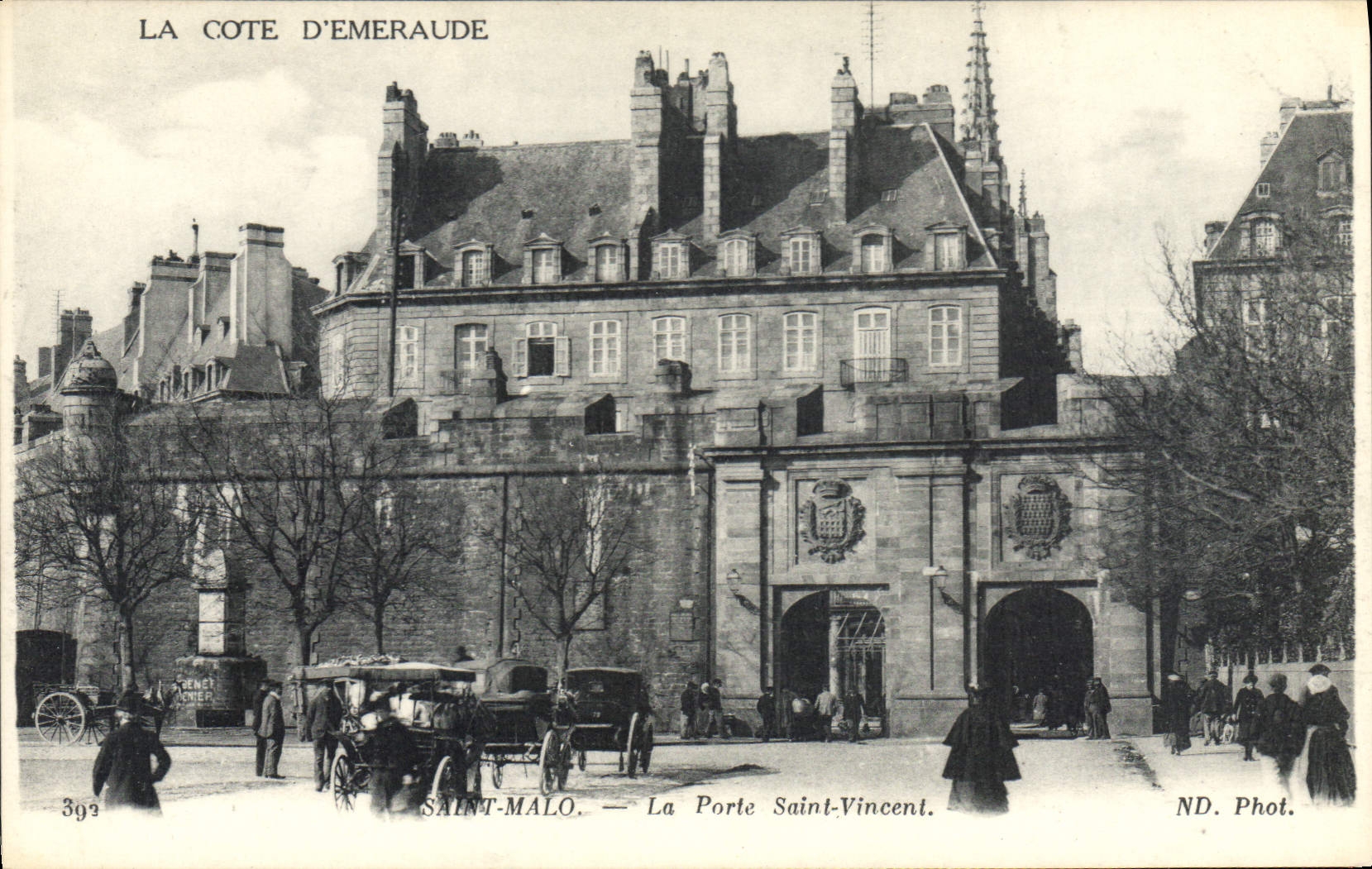 CPA Cote d'Emeraude Saint Malo La Porte Vincent