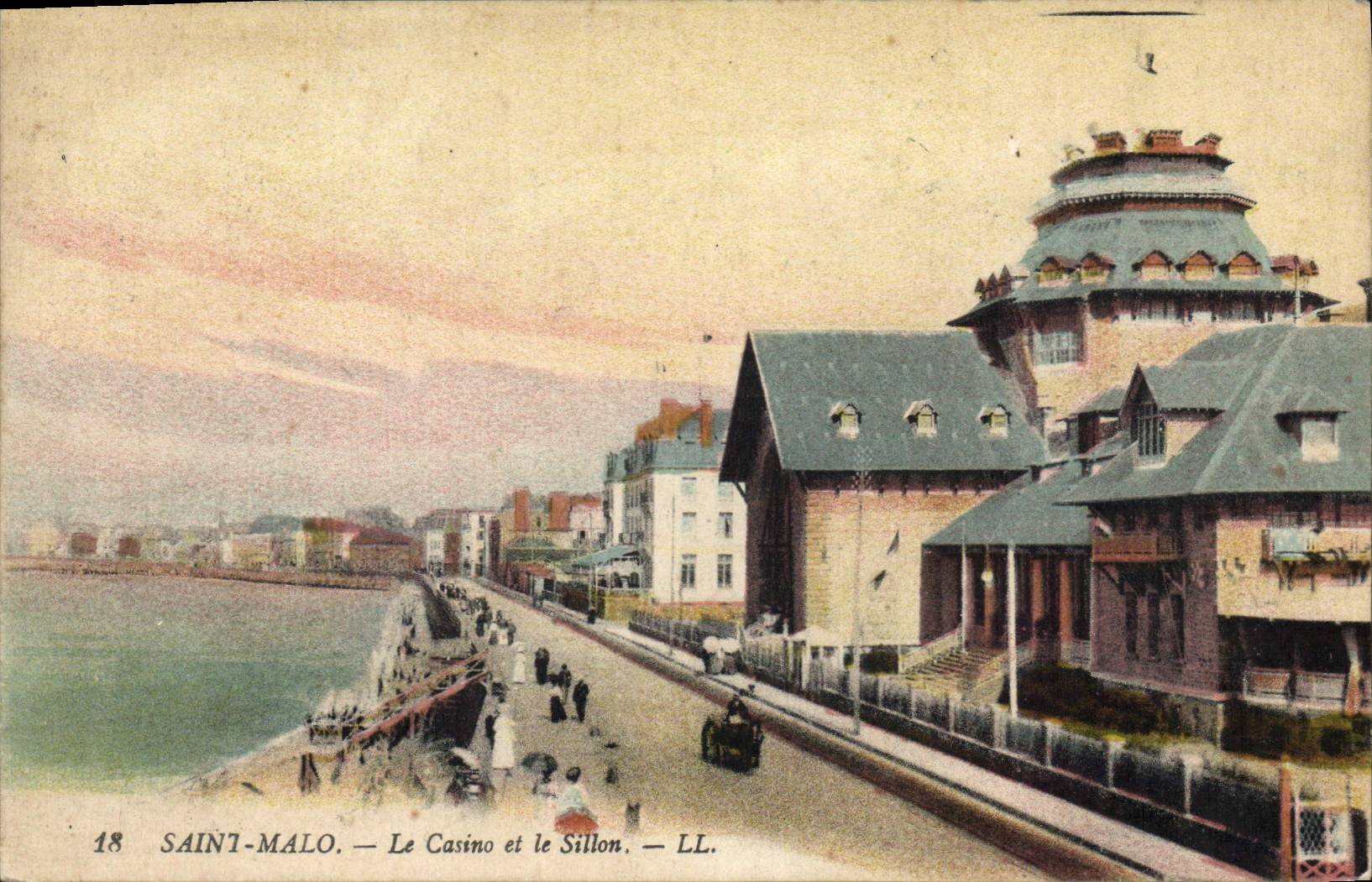 CPA Saint Malo Le Casino et le Sillon