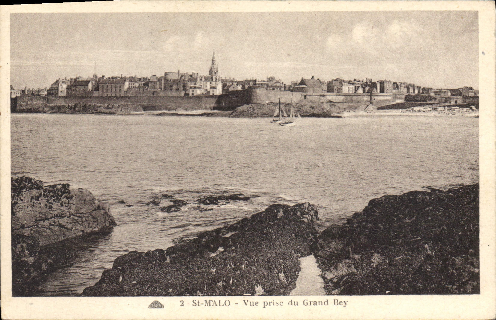 CPA Saint Malo Vue prise du Grand Bey 
