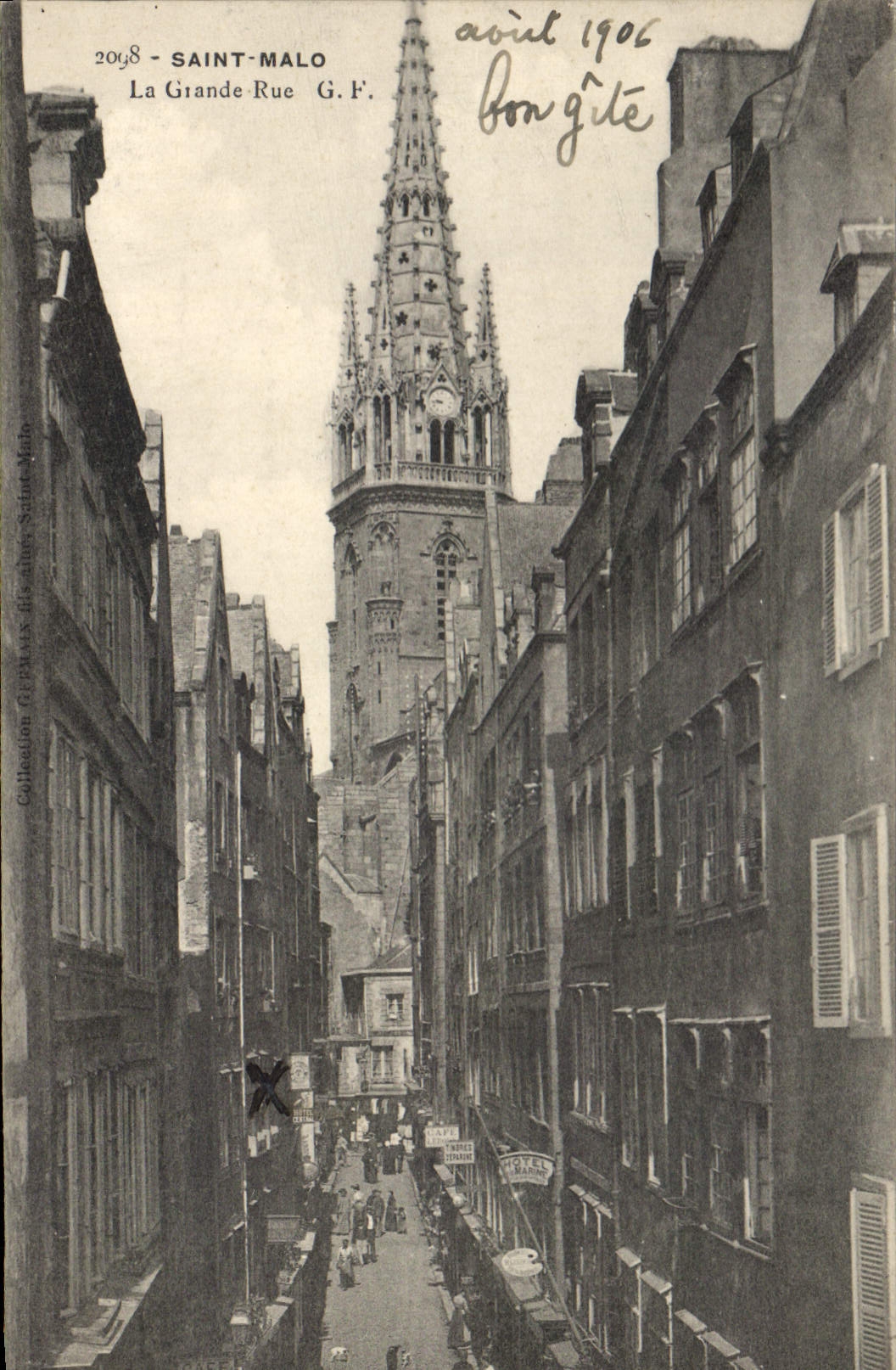 CPA Saint Malo la grand rue 