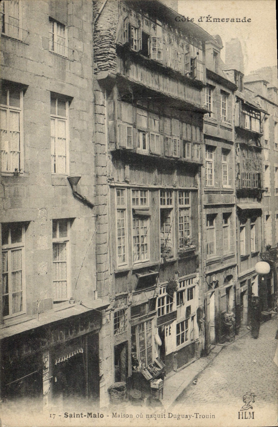 CPA Cote d'Emeraude Saint Malo maison ou naquit Duguay Trouin