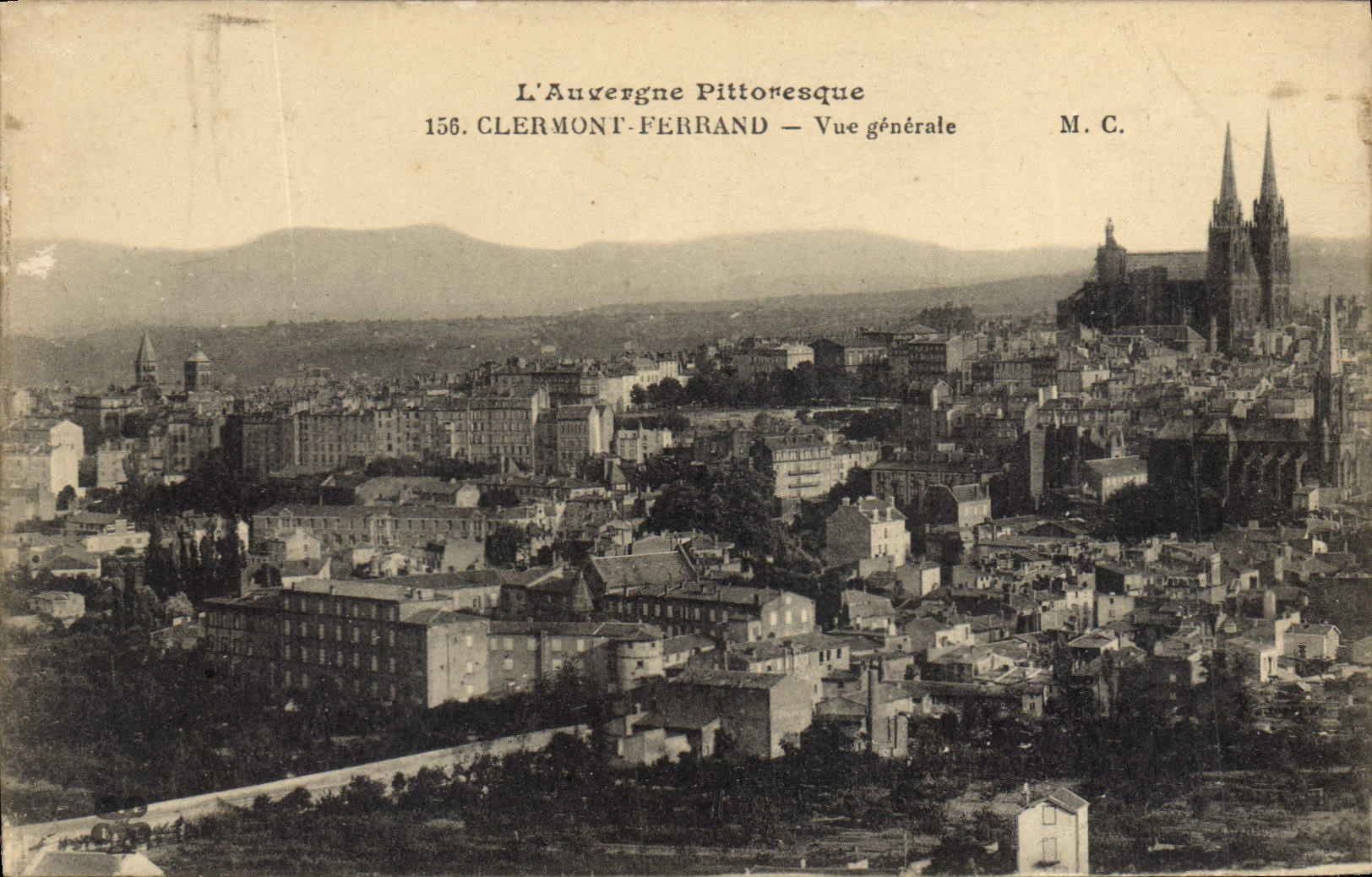 CPA Clermont Ferrand Vue generale 