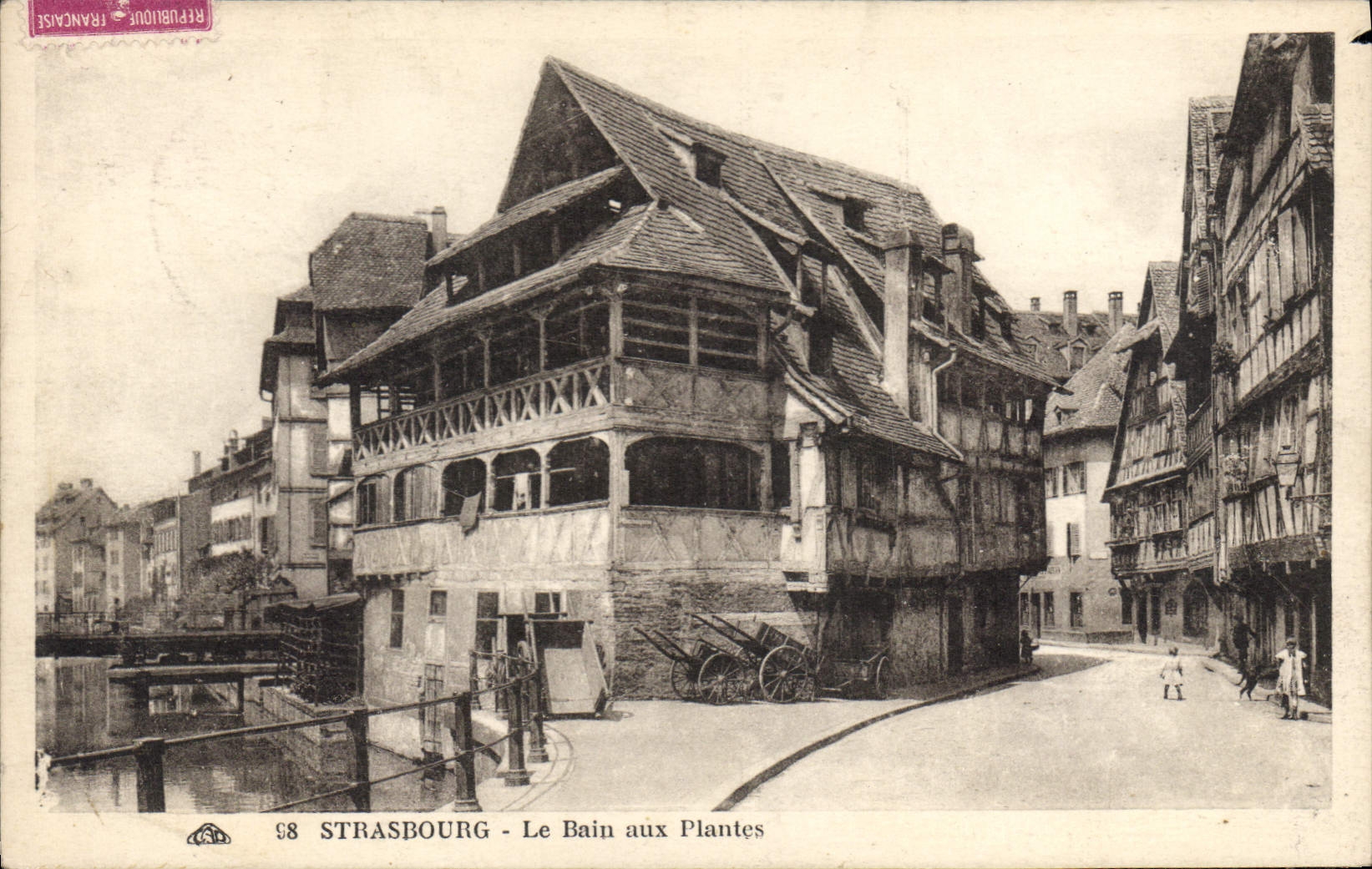 CPA Strasbourg Le Bain aux Plantes 