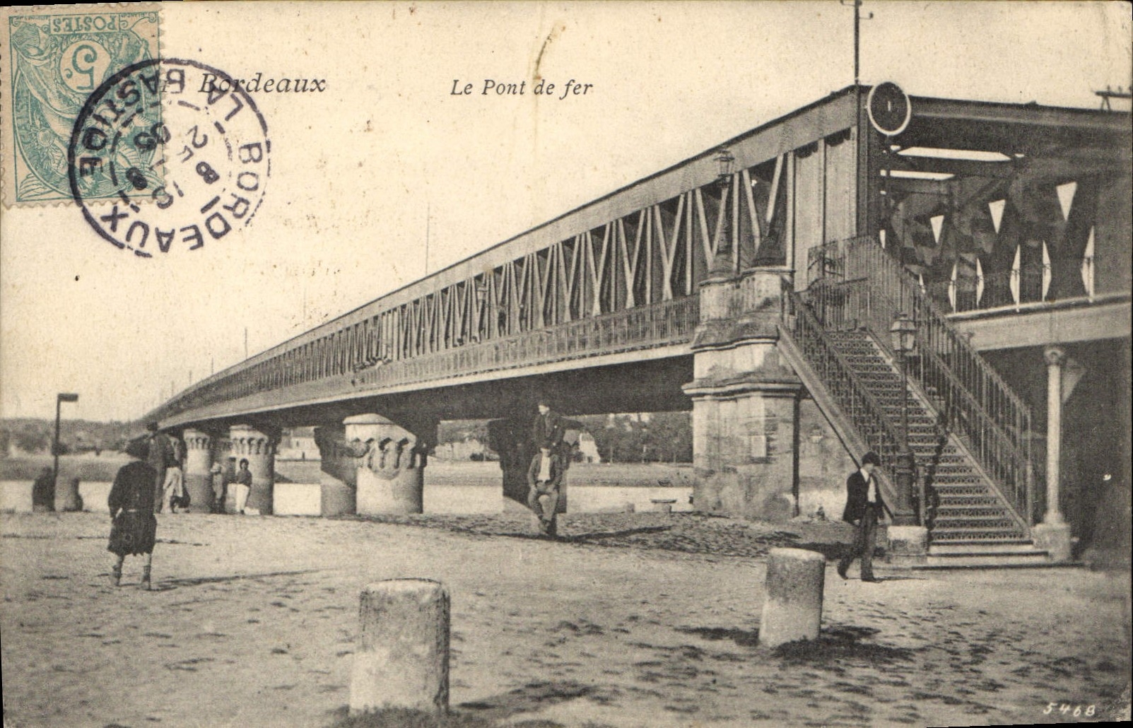 CPA Bordeaux Le Pont de fer 
