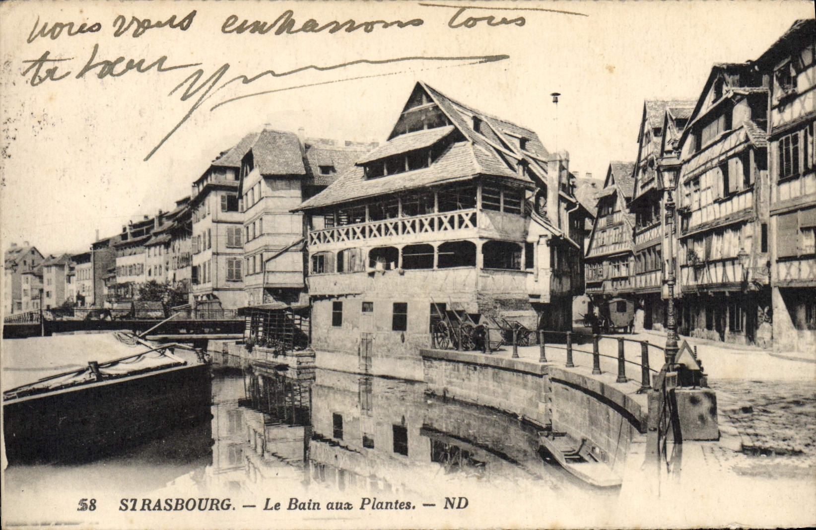 CPA Strasbourg Le Bain aux Plantes 