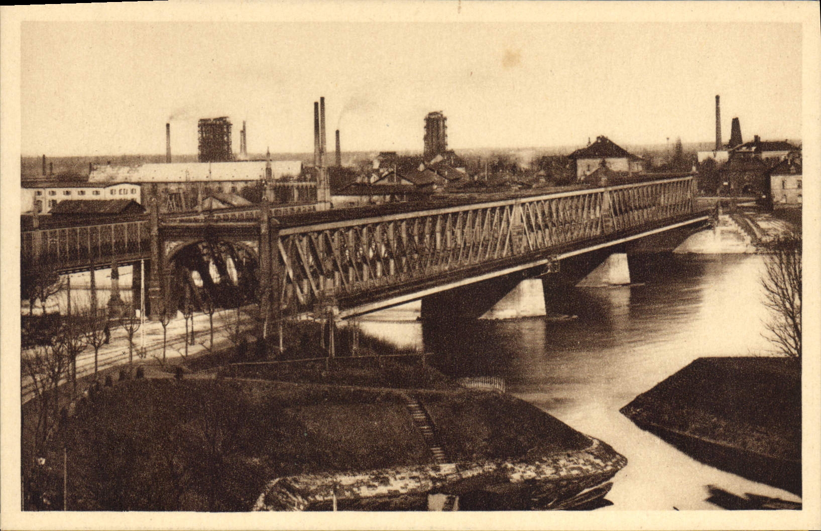 CPA Strasbourg Ponts du Rhin 