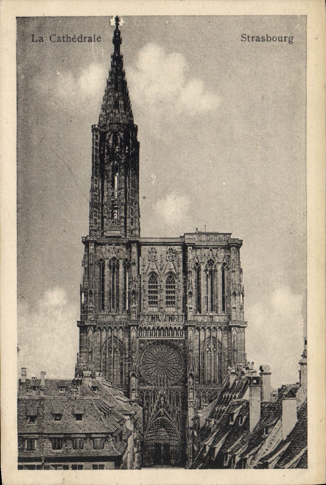 CPA La Cathedrale Strasbourg 