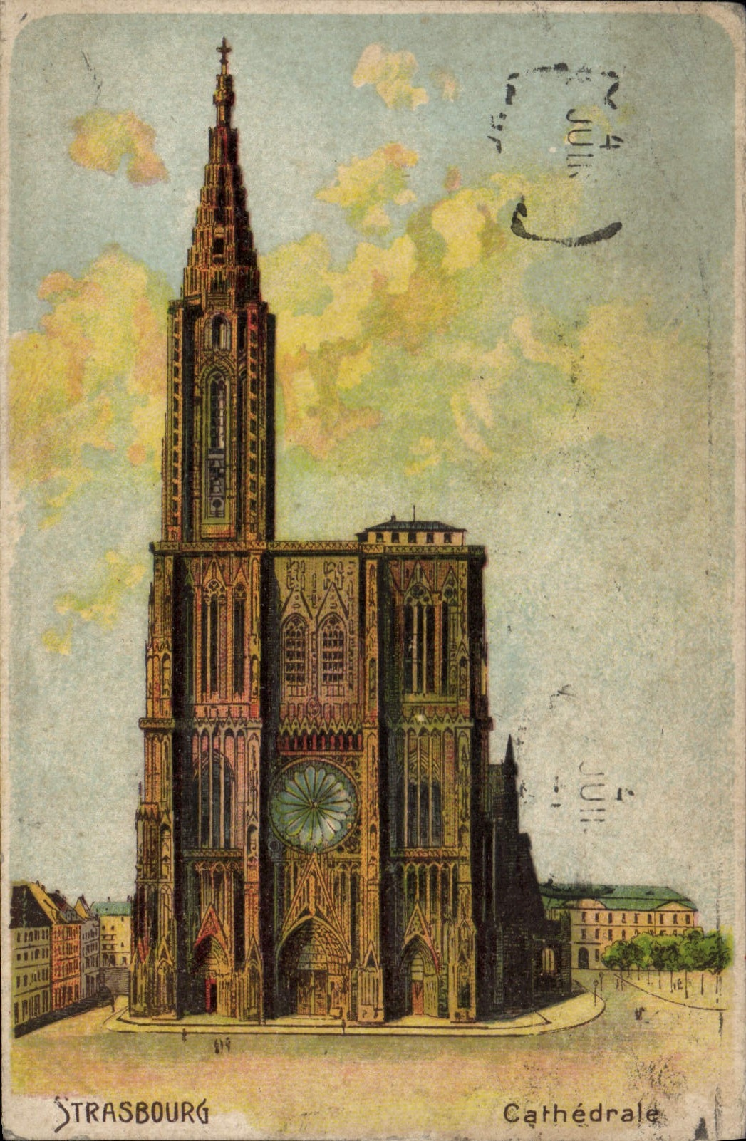 CPA Strasbourg Cathedrale 