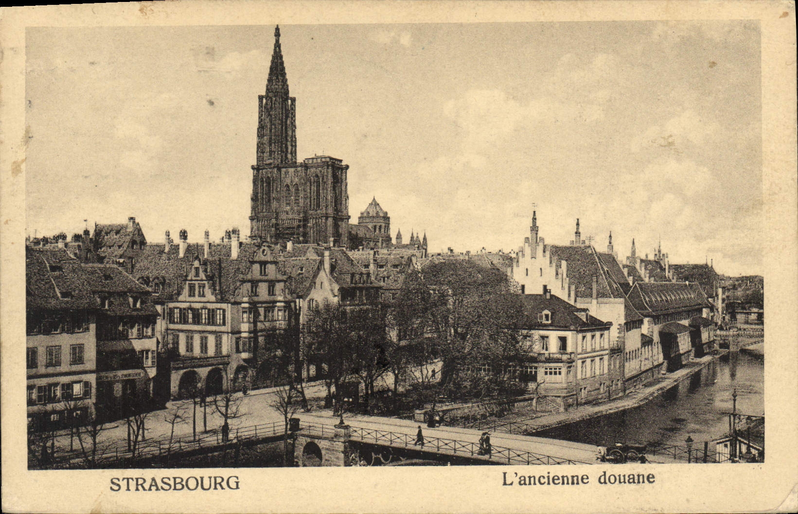 CPA Strasbourg l'ancienne douane 