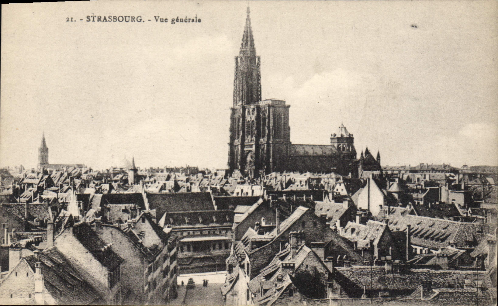 CPA Strasbourg vue generale 