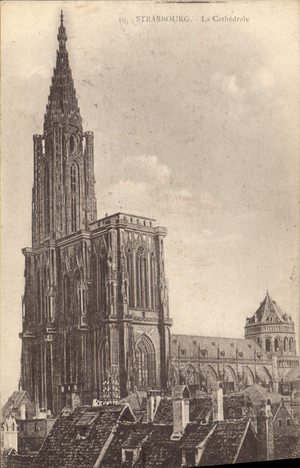 CPA Strasbourg la cathedrale 